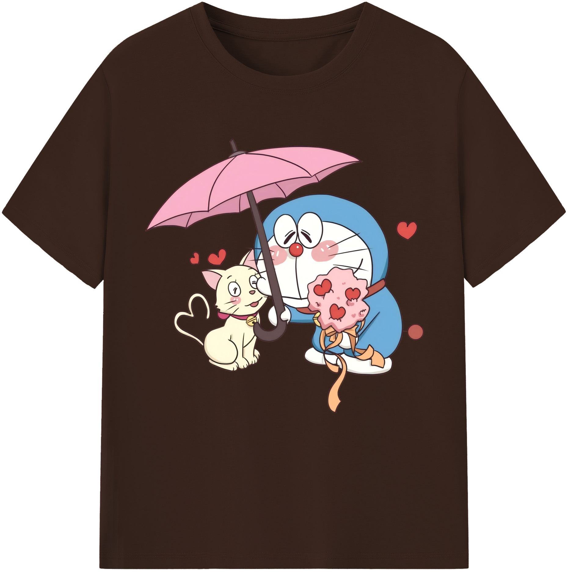 （画像用） ドラえもん Doraemon 綿100％半袖Tシャツ（フロントプリント）