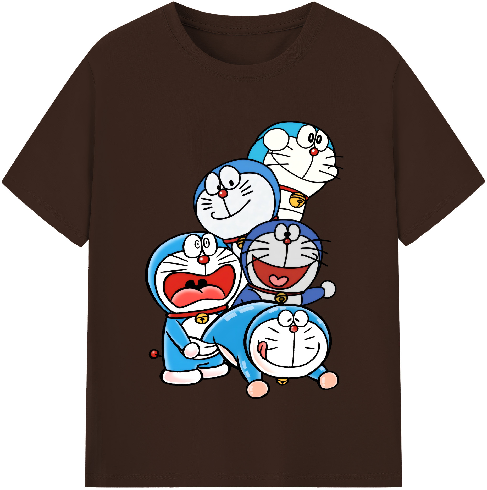 （画像用） ドラえもん Doraemon 綿100％半袖Tシャツ（フロントプリント）