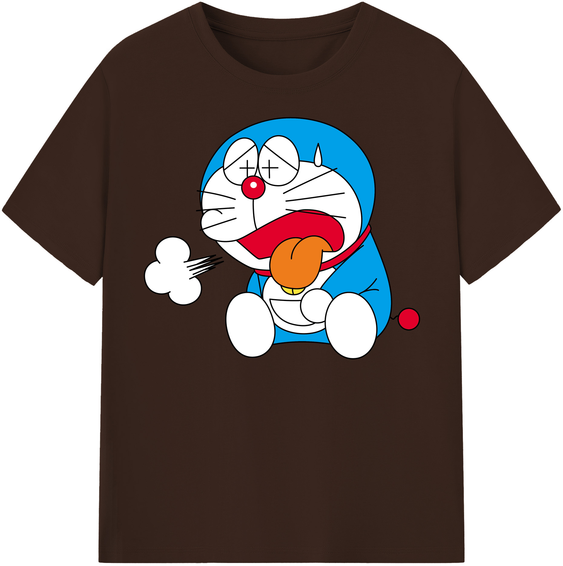 （画像用） ドラえもん Doraemon 綿100％半袖Tシャツ（フロントプリント）