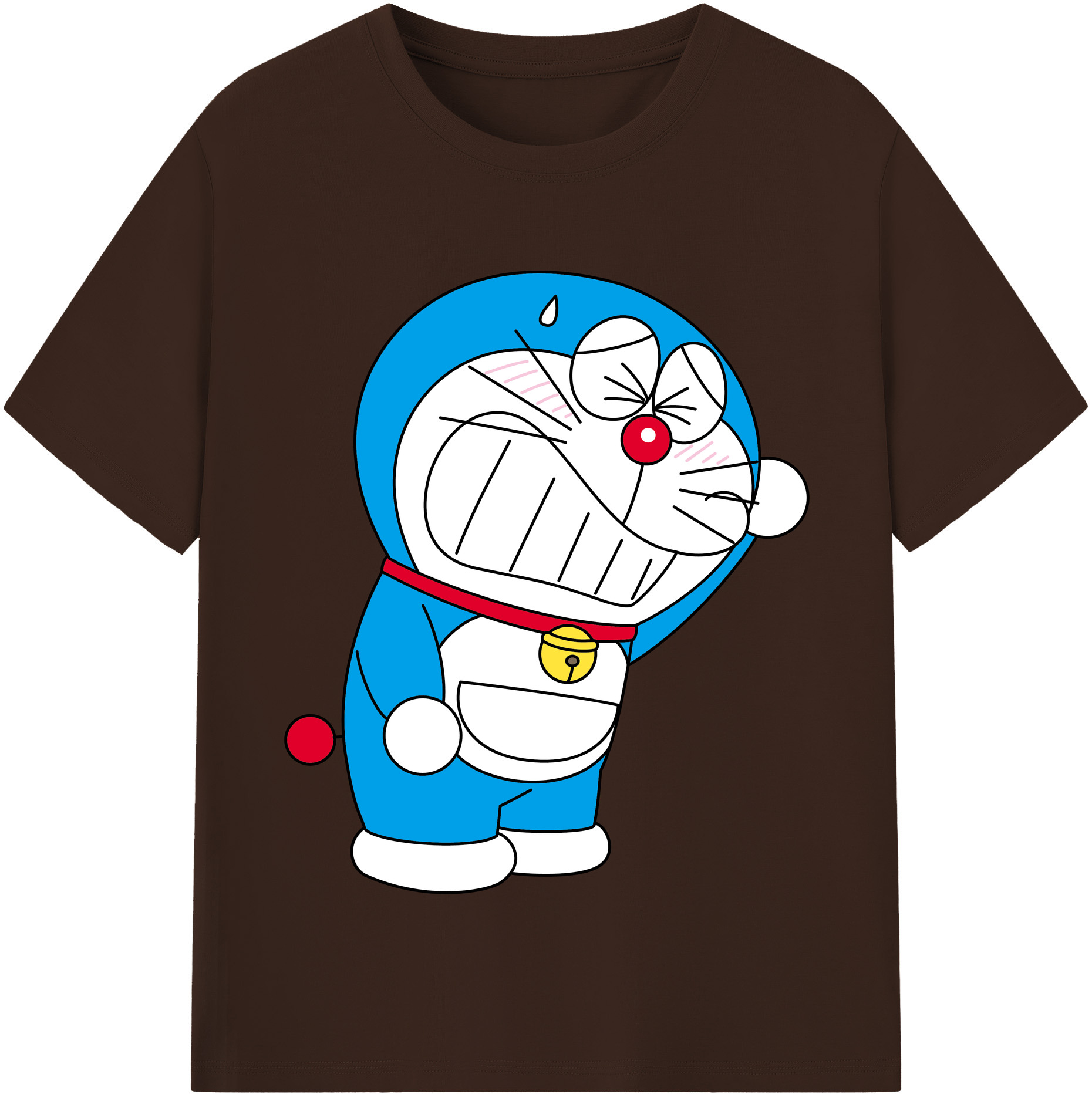 （画像用） ドラえもん Doraemon 綿100％半袖Tシャツ（フロントプリント）