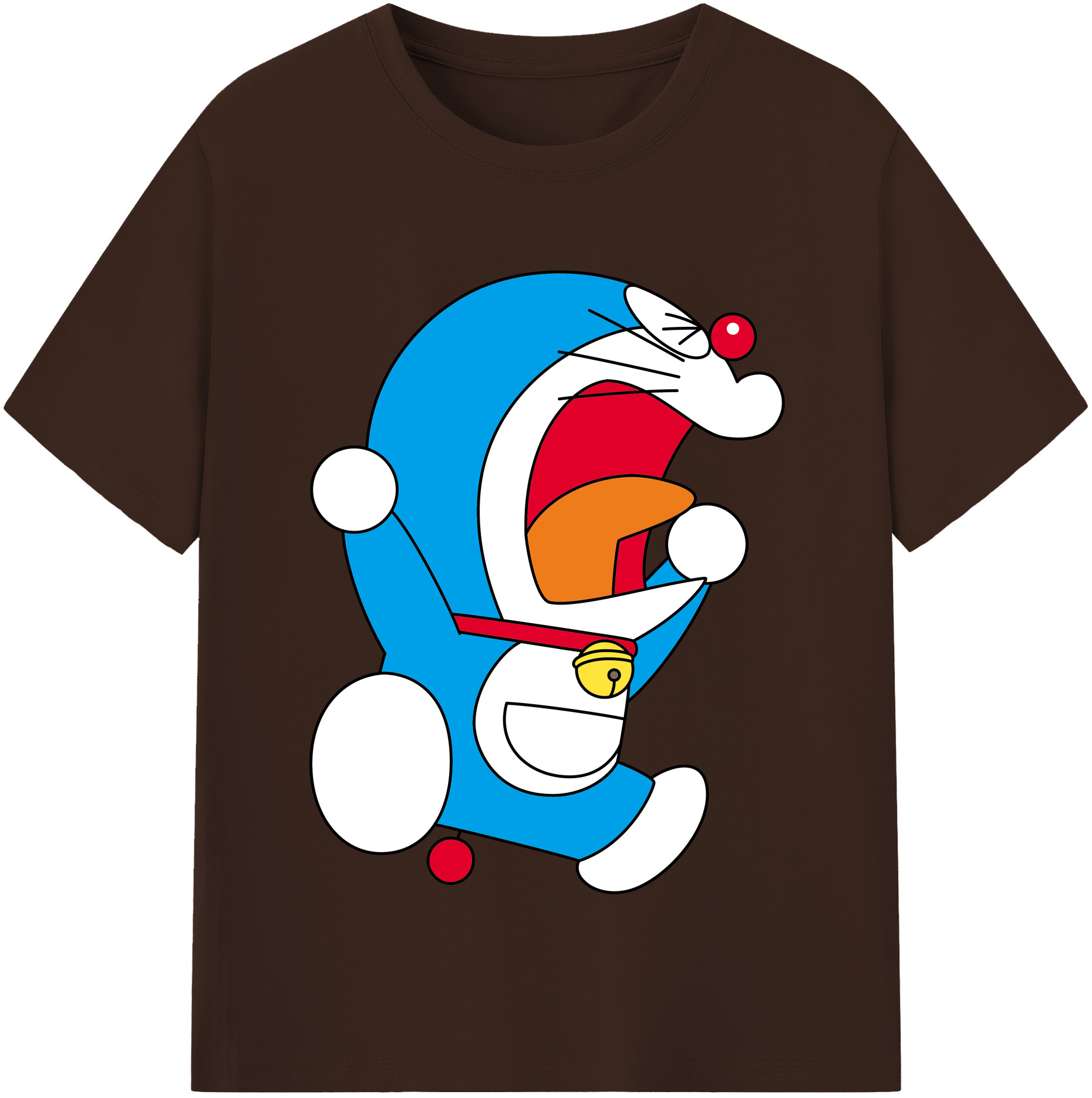 （画像用） ドラえもん Doraemon 綿100％半袖Tシャツ（フロントプリント）
