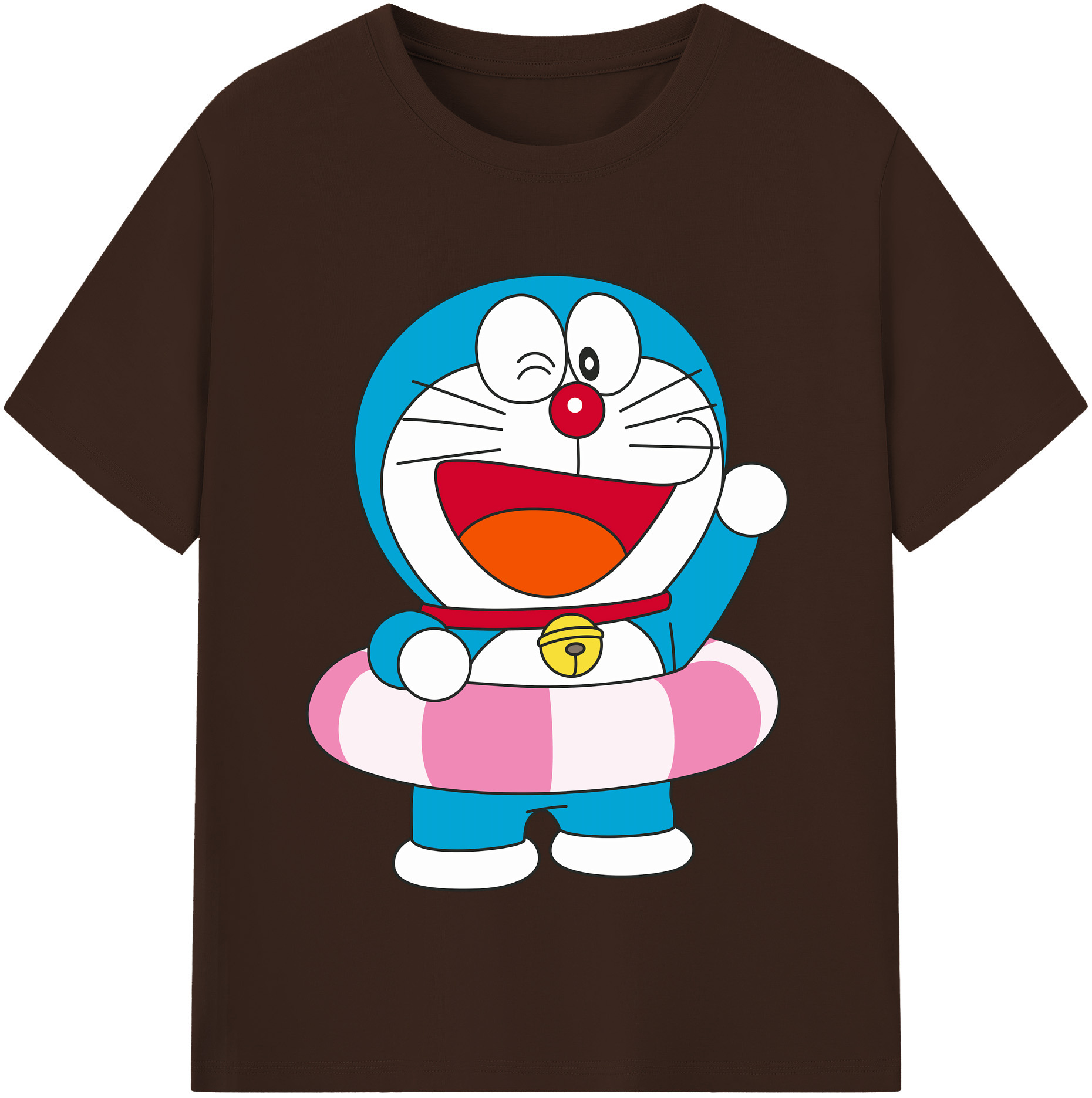 （画像用） ドラえもん Doraemon 綿100％半袖Tシャツ（フロントプリント）