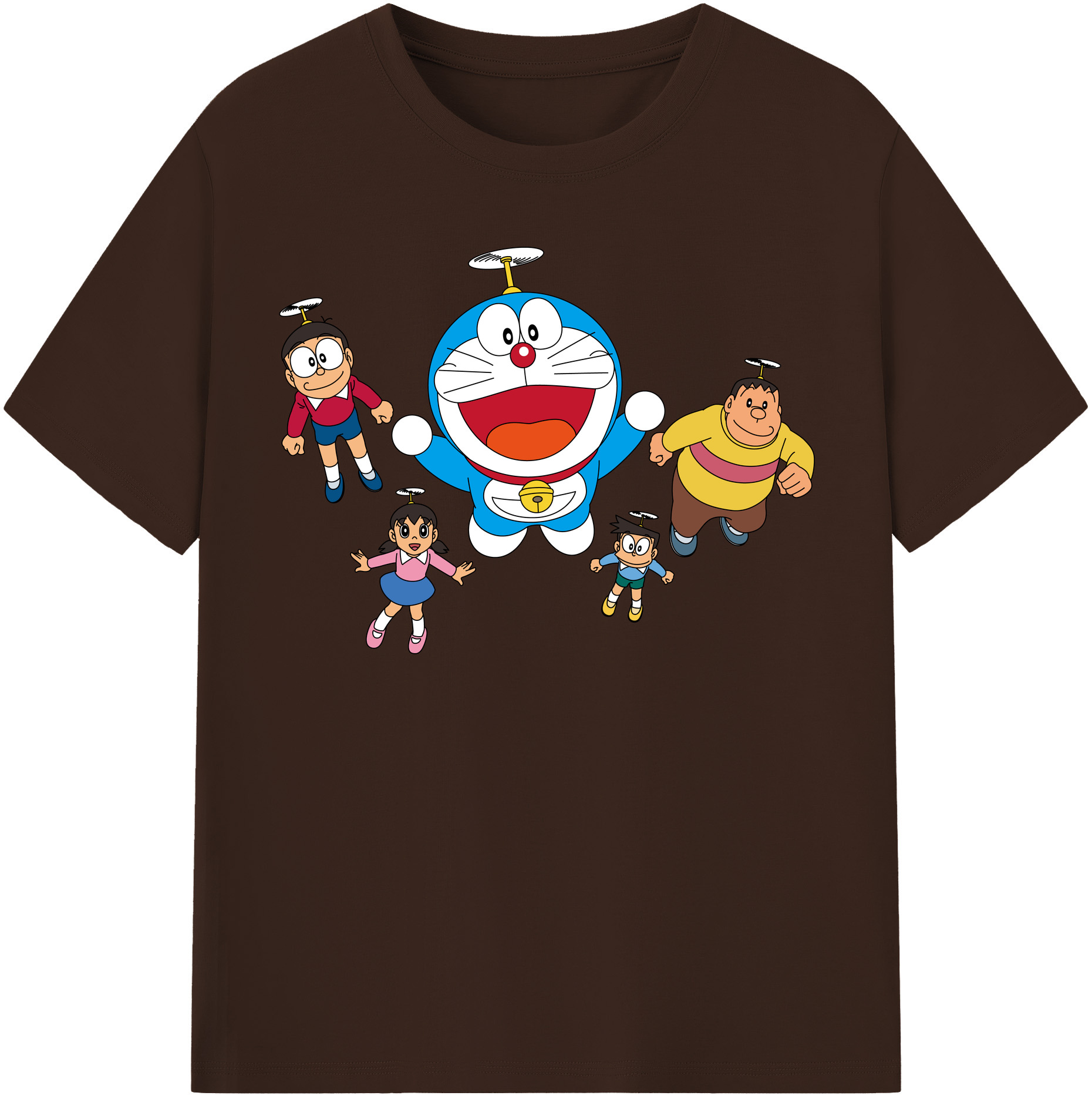 （画像用） ドラえもん 骨川 スネ夫 Doraemon Honekawa Suneo 綿100％半袖Tシャツ（フロントプリント）