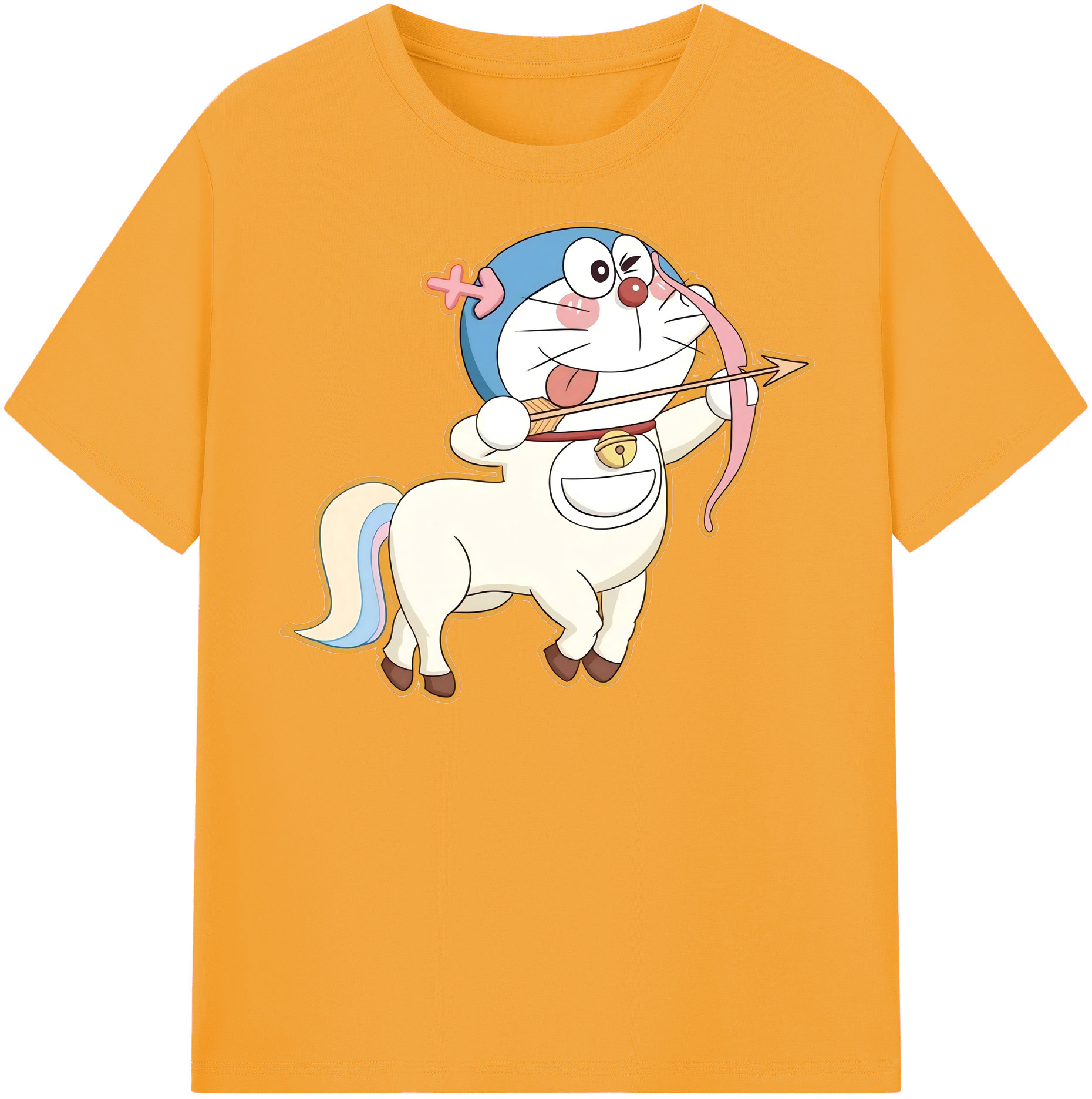 （画像用） ドラえもん Doraemon 綿100％半袖Tシャツ（フロントプリント）