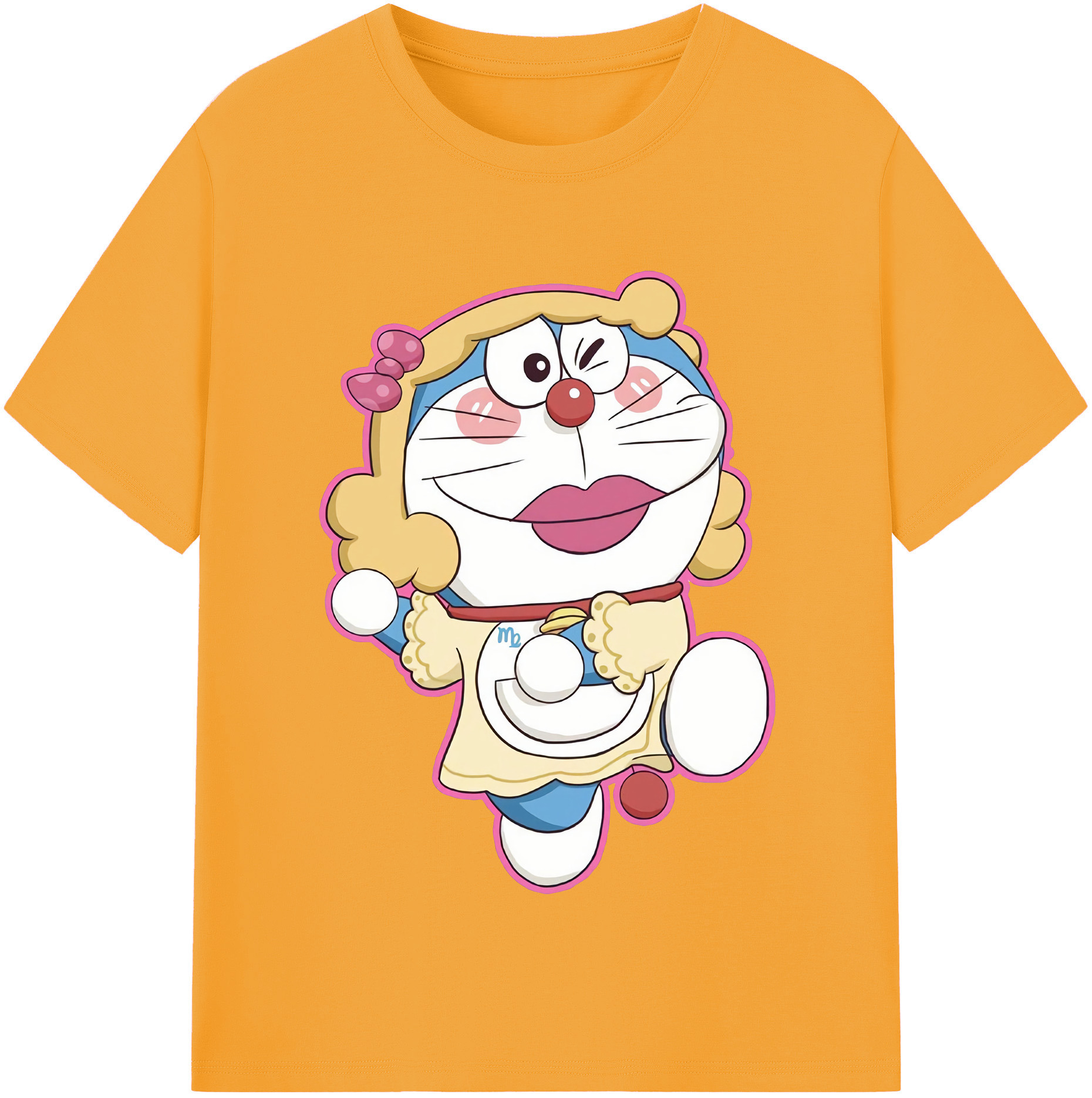 （画像用） ドラえもん Doraemon 綿100％半袖Tシャツ（フロントプリント）