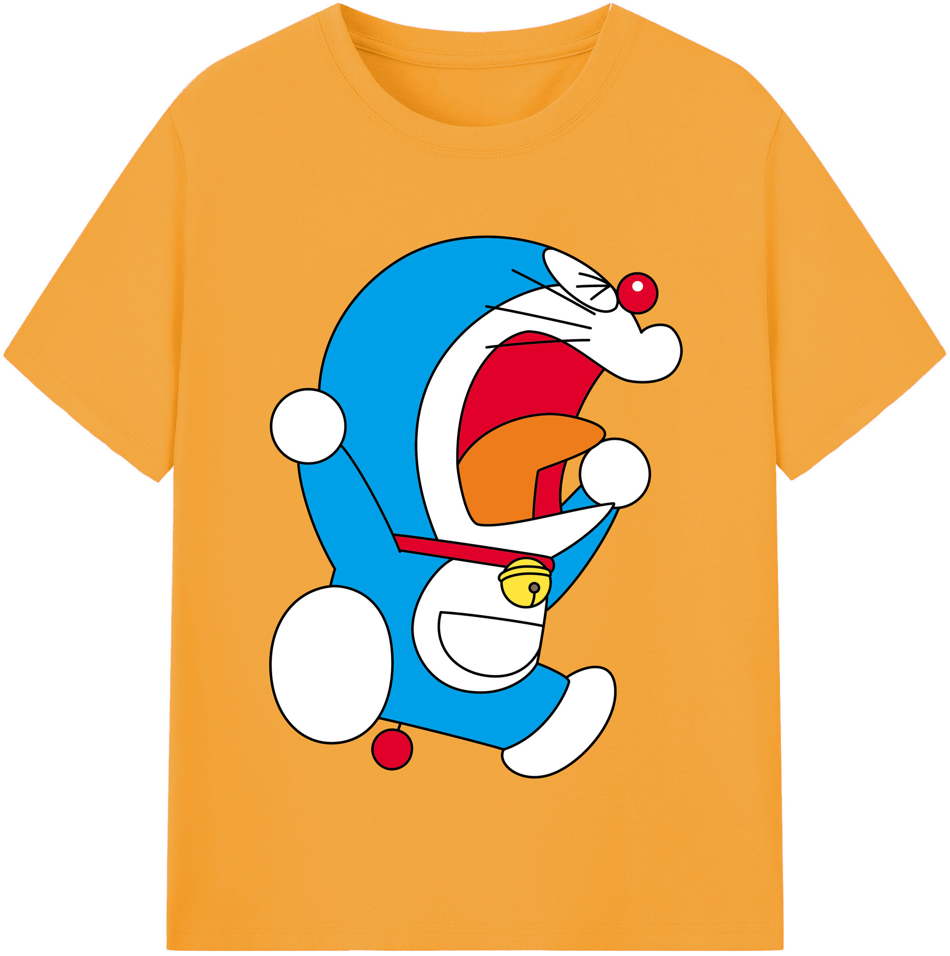 （画像用） ドラえもん Doraemon 綿100％半袖Tシャツ（フロントプリント）