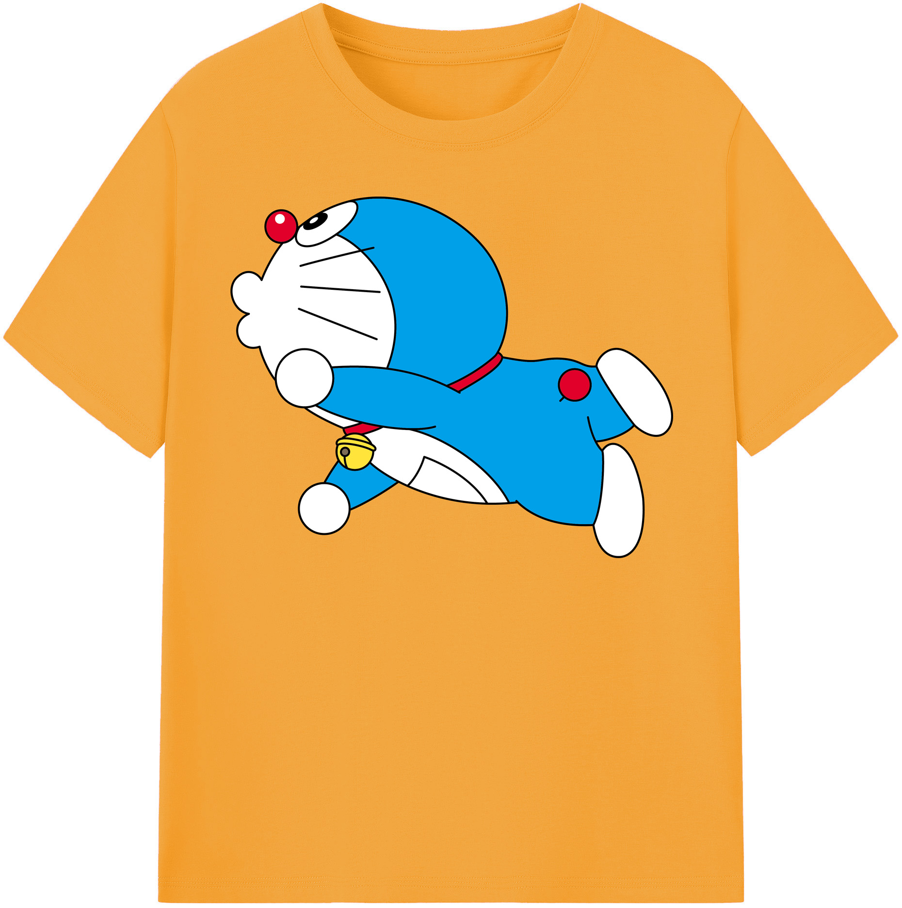 （画像用） ドラえもん Doraemon 綿100％半袖Tシャツ（フロントプリント）