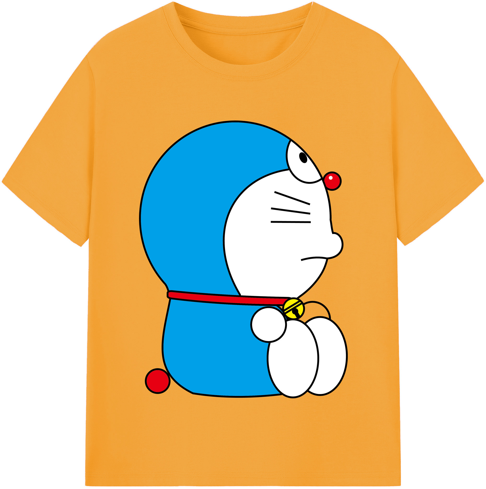 （画像用） ドラえもん Doraemon 綿100％半袖Tシャツ（フロントプリント）