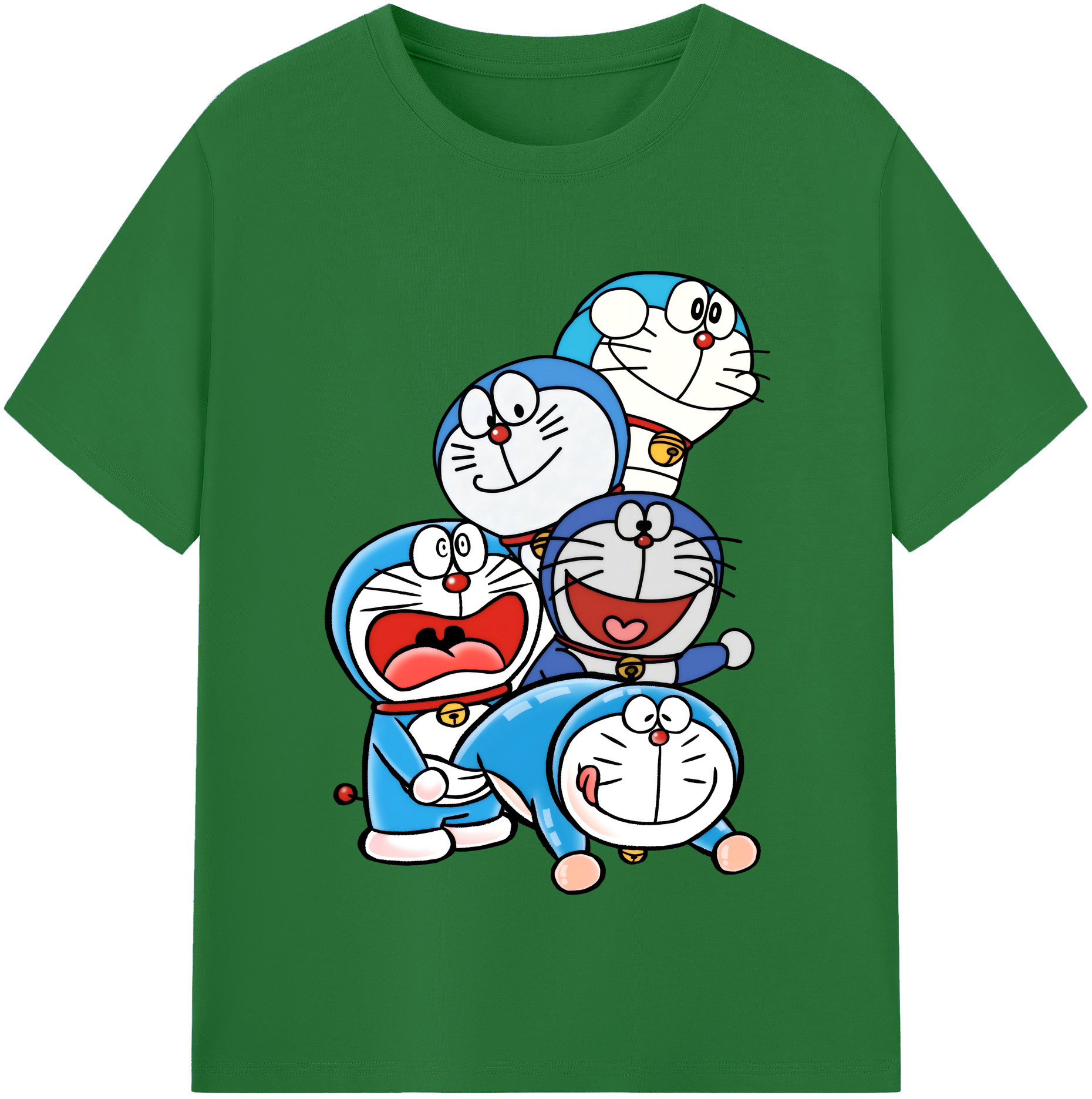 （画像用） ドラえもん Doraemon 綿100％半袖Tシャツ（フロントプリント）
