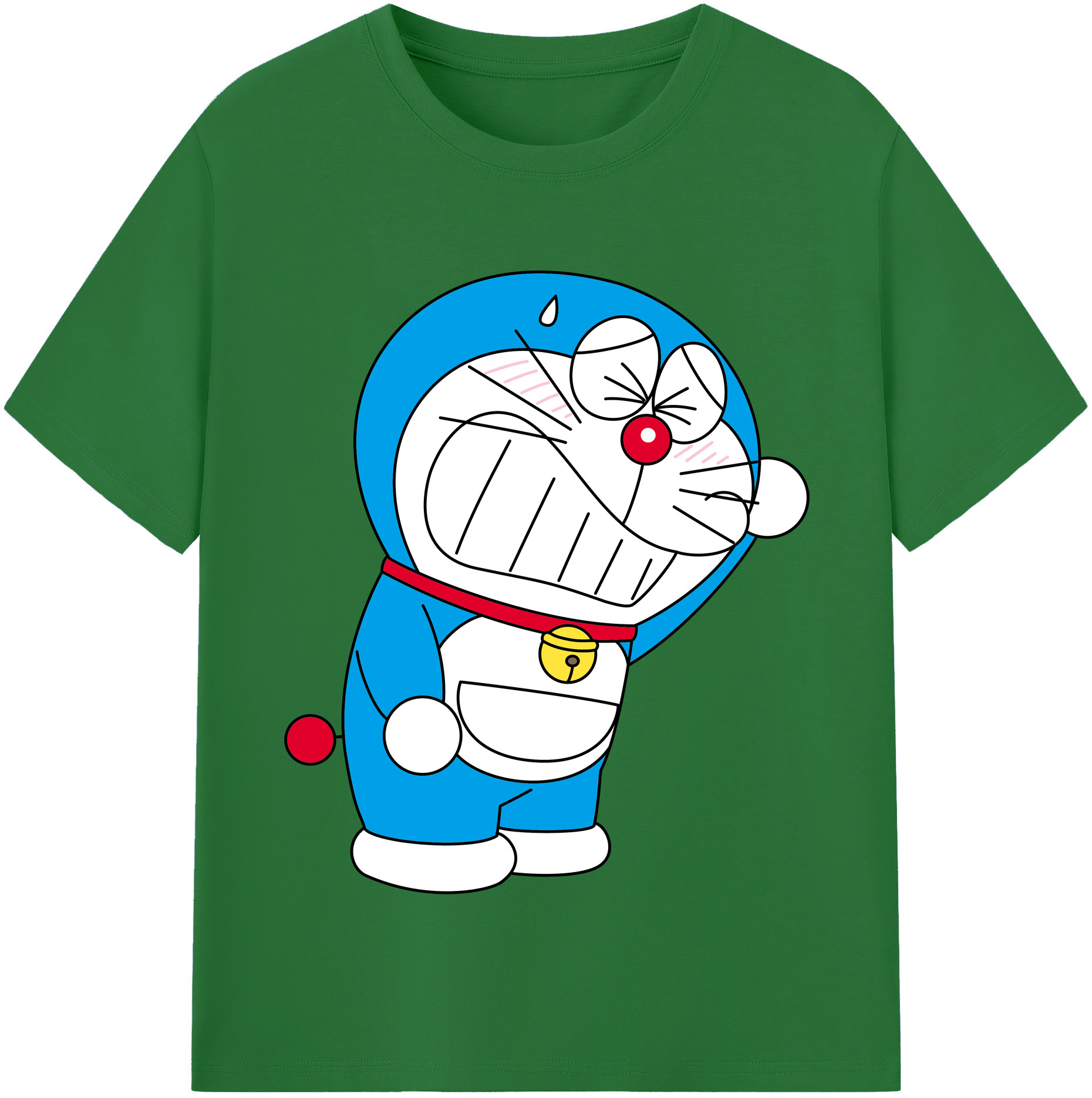 （画像用） ドラえもん Doraemon 綿100％半袖Tシャツ（フロントプリント）