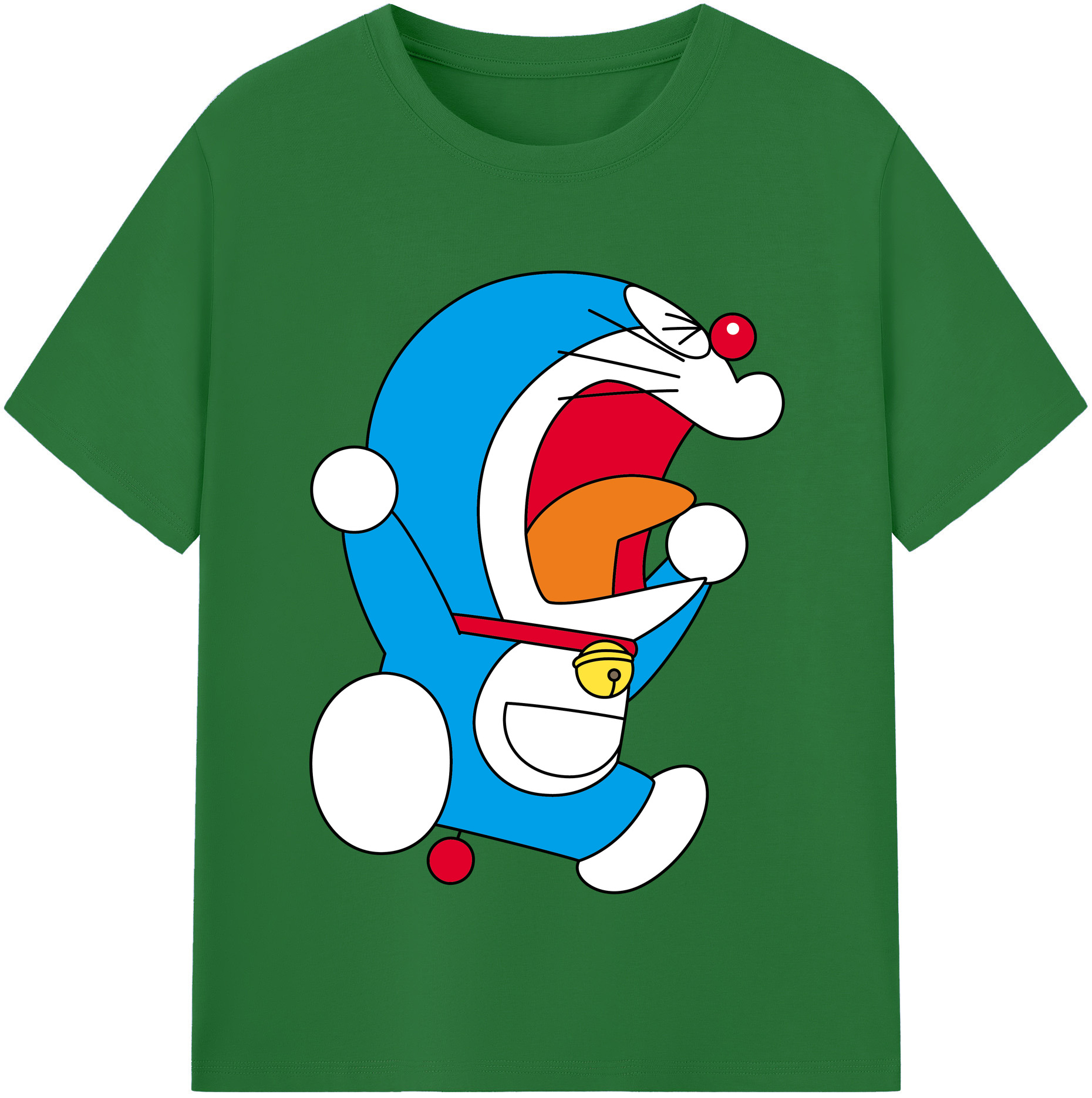 （画像用） ドラえもん Doraemon 綿100％半袖Tシャツ（フロントプリント）
