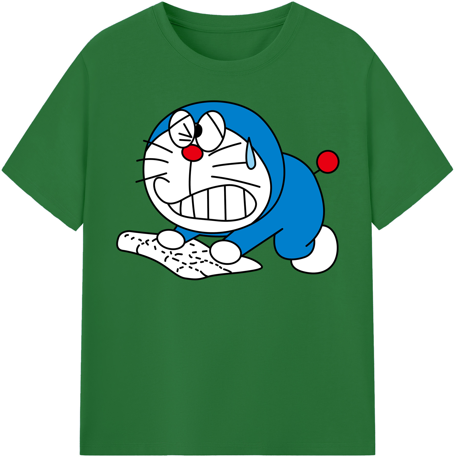 （画像用） ドラえもん Doraemon 綿100％半袖Tシャツ（フロントプリント）