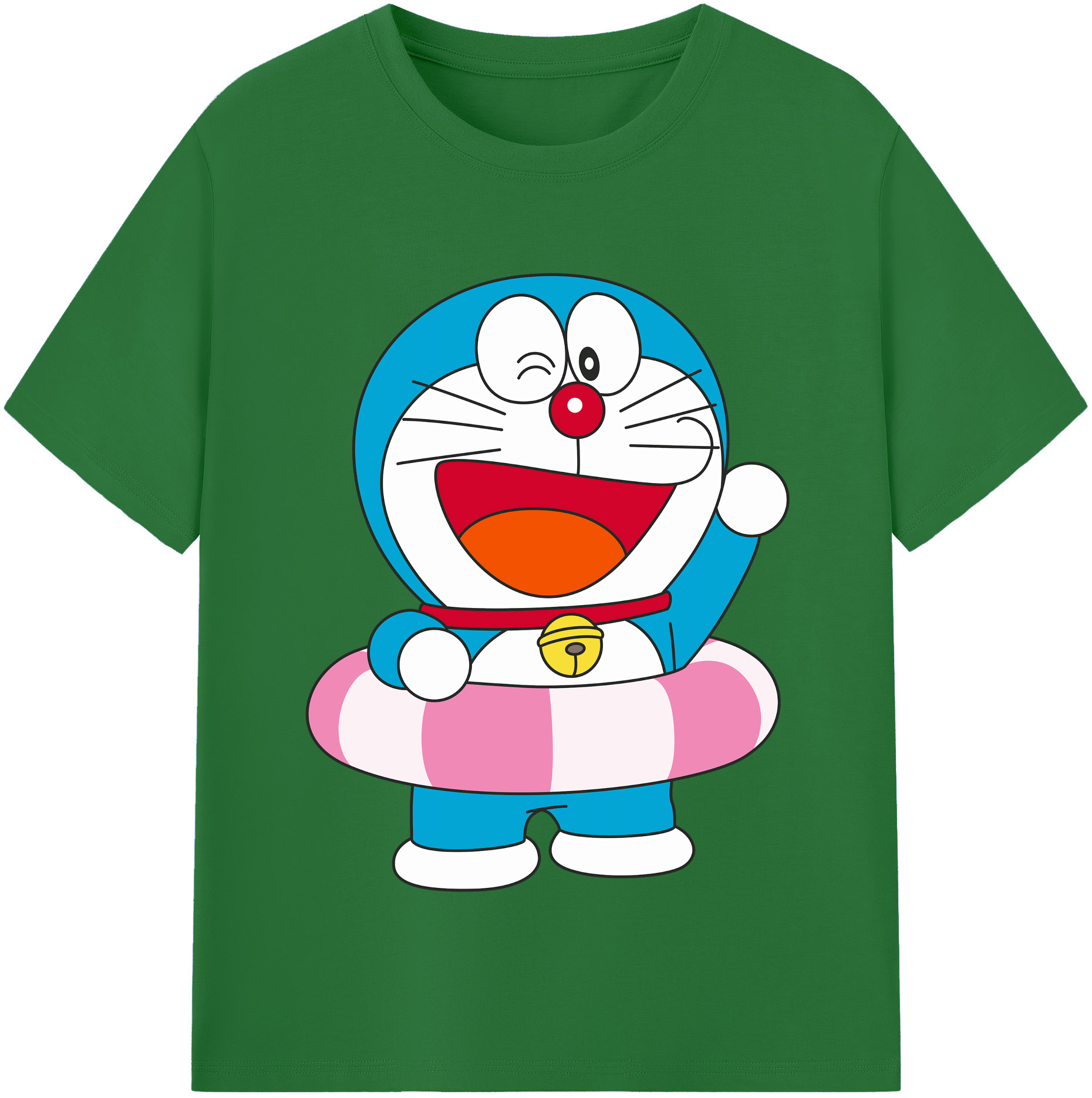 （画像用） ドラえもん Doraemon 綿100％半袖Tシャツ（フロントプリント）