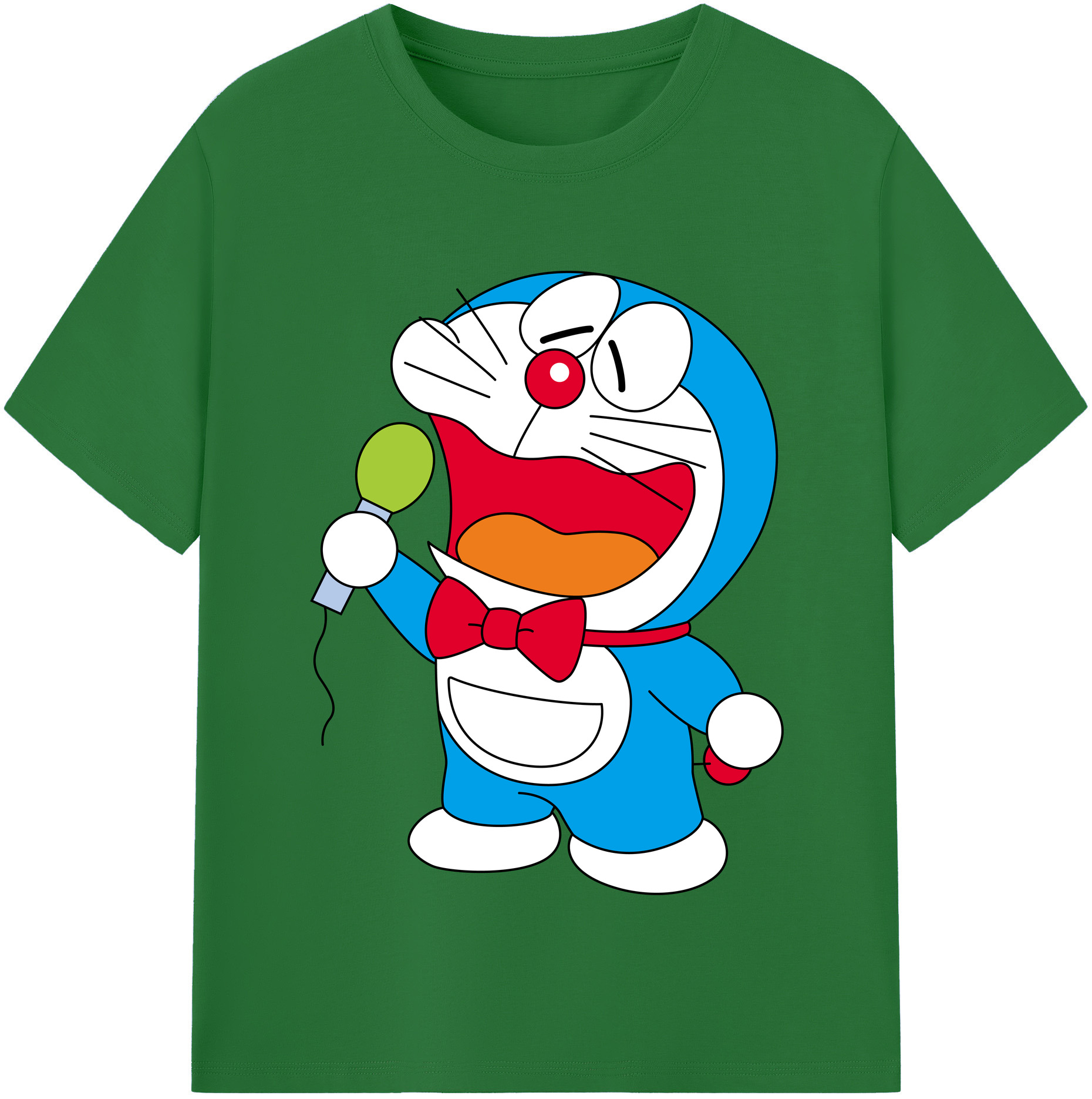 （画像用） ドラえもん Doraemon 綿100％半袖Tシャツ（フロントプリント）