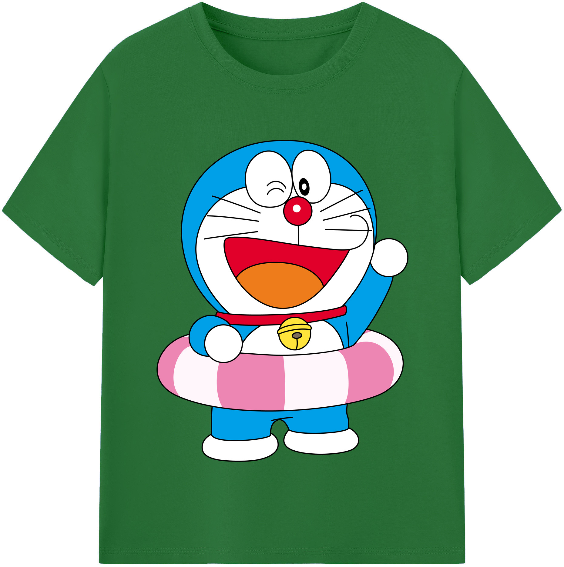 （画像用） ドラえもん Doraemon 綿100％半袖Tシャツ（フロントプリント）