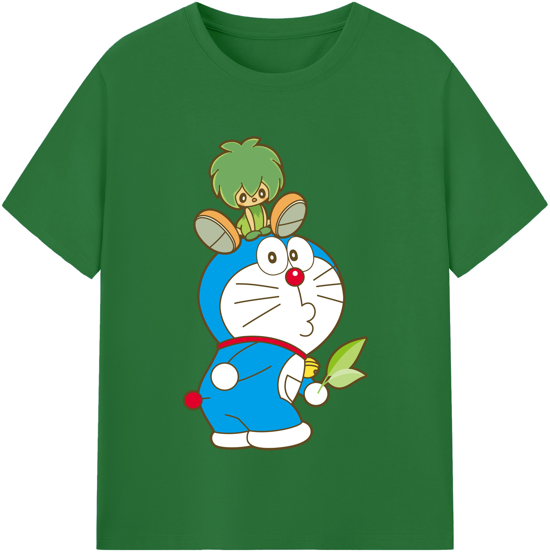（画像用） ドラえもん Doraemon 綿100％半袖Tシャツ（フロントプリント）