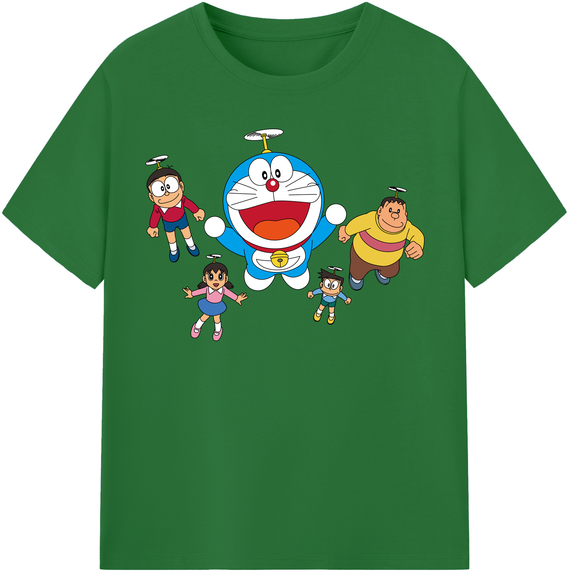 （画像用） ドラえもん 骨川 スネ夫 Doraemon Honekawa Suneo 綿100％半袖Tシャツ（フロントプリント）