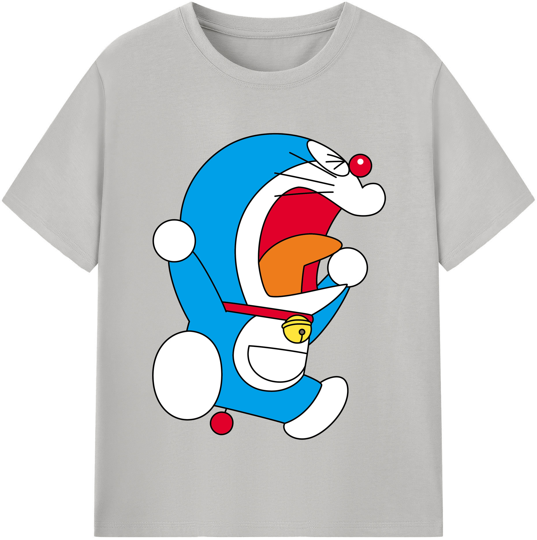 （画像用） ドラえもん Doraemon 綿100％半袖Tシャツ（フロントプリント）