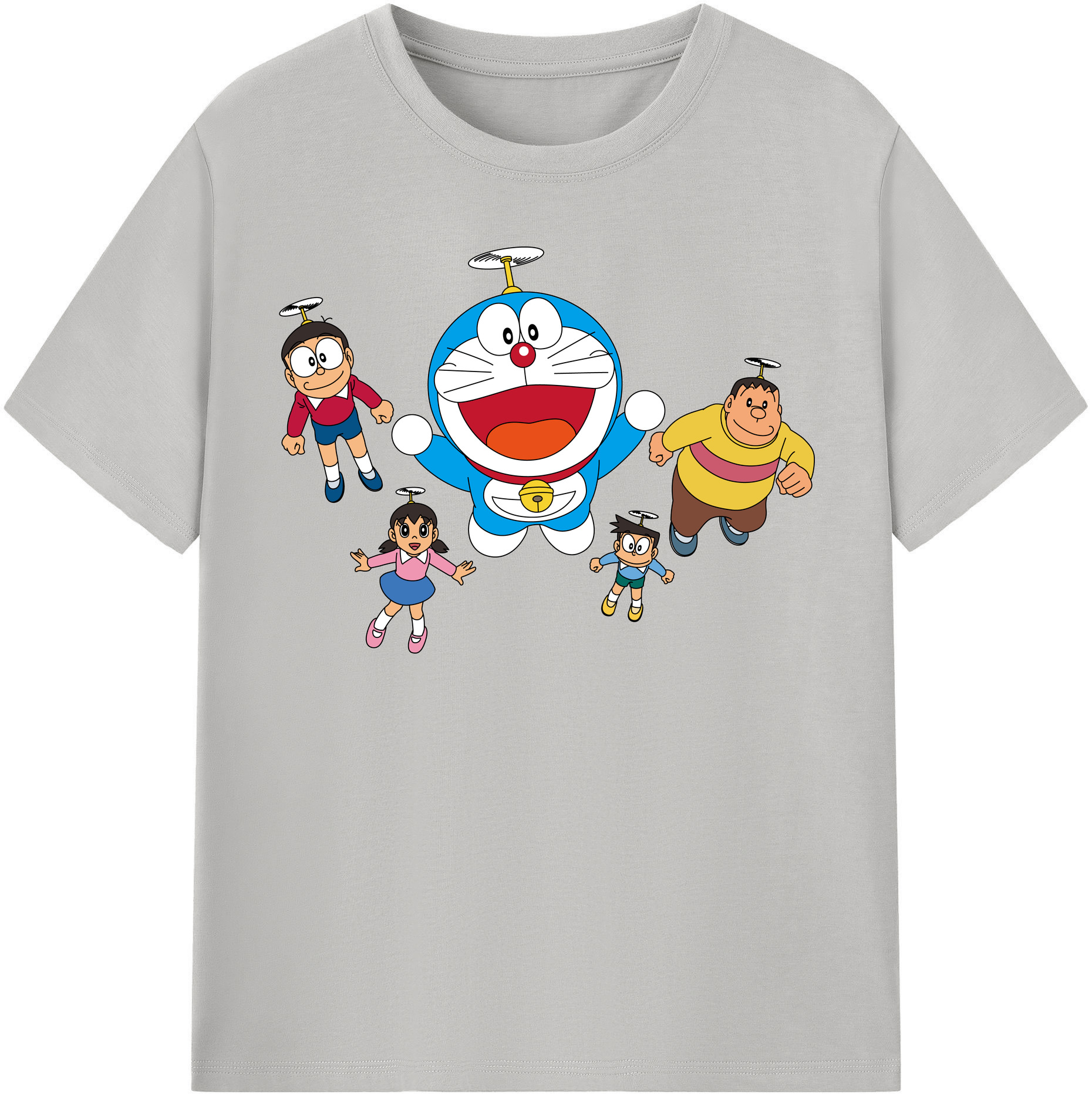 （画像用） ドラえもん 骨川 スネ夫 Doraemon Honekawa Suneo 綿100％半袖Tシャツ（フロントプリント）