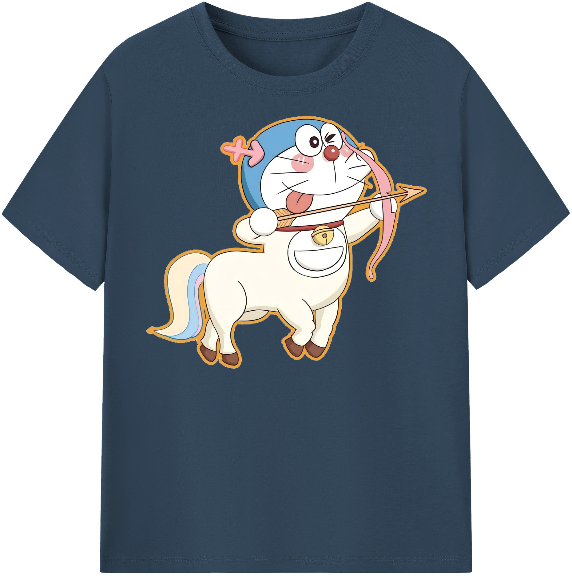 （画像用） ドラえもん Doraemon 綿100％半袖Tシャツ（フロントプリント）