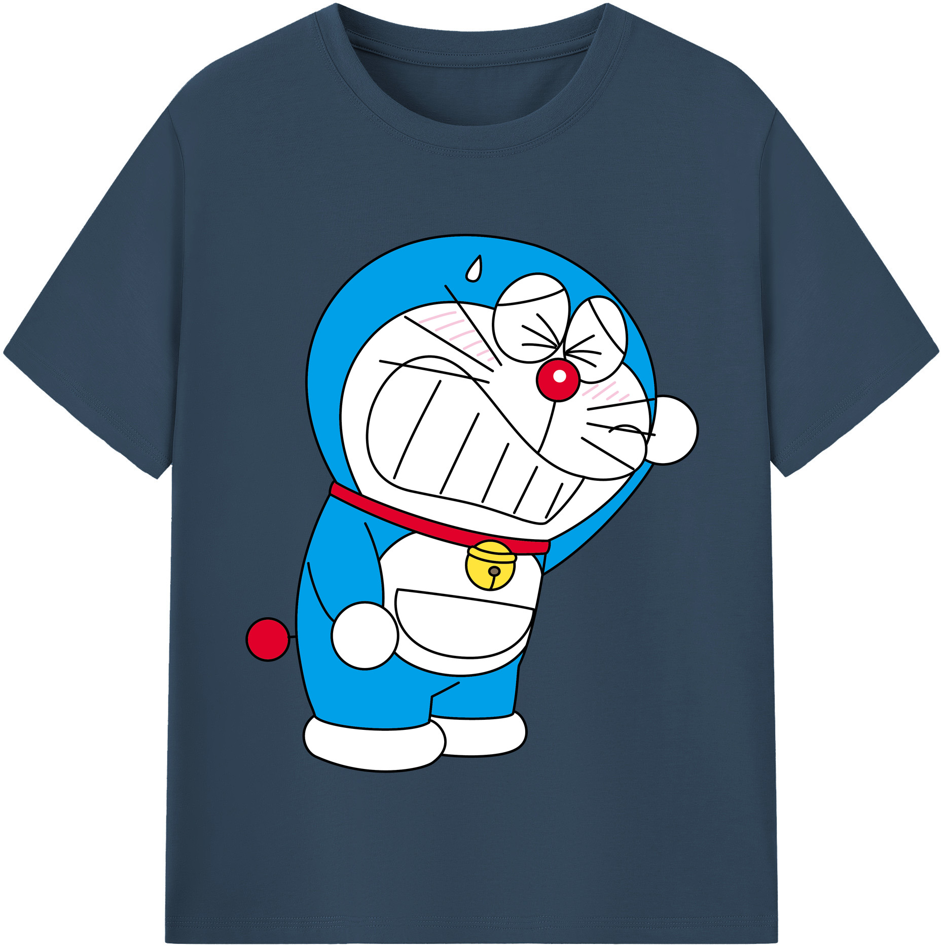 （画像用） ドラえもん Doraemon 綿100％半袖Tシャツ（フロントプリント）