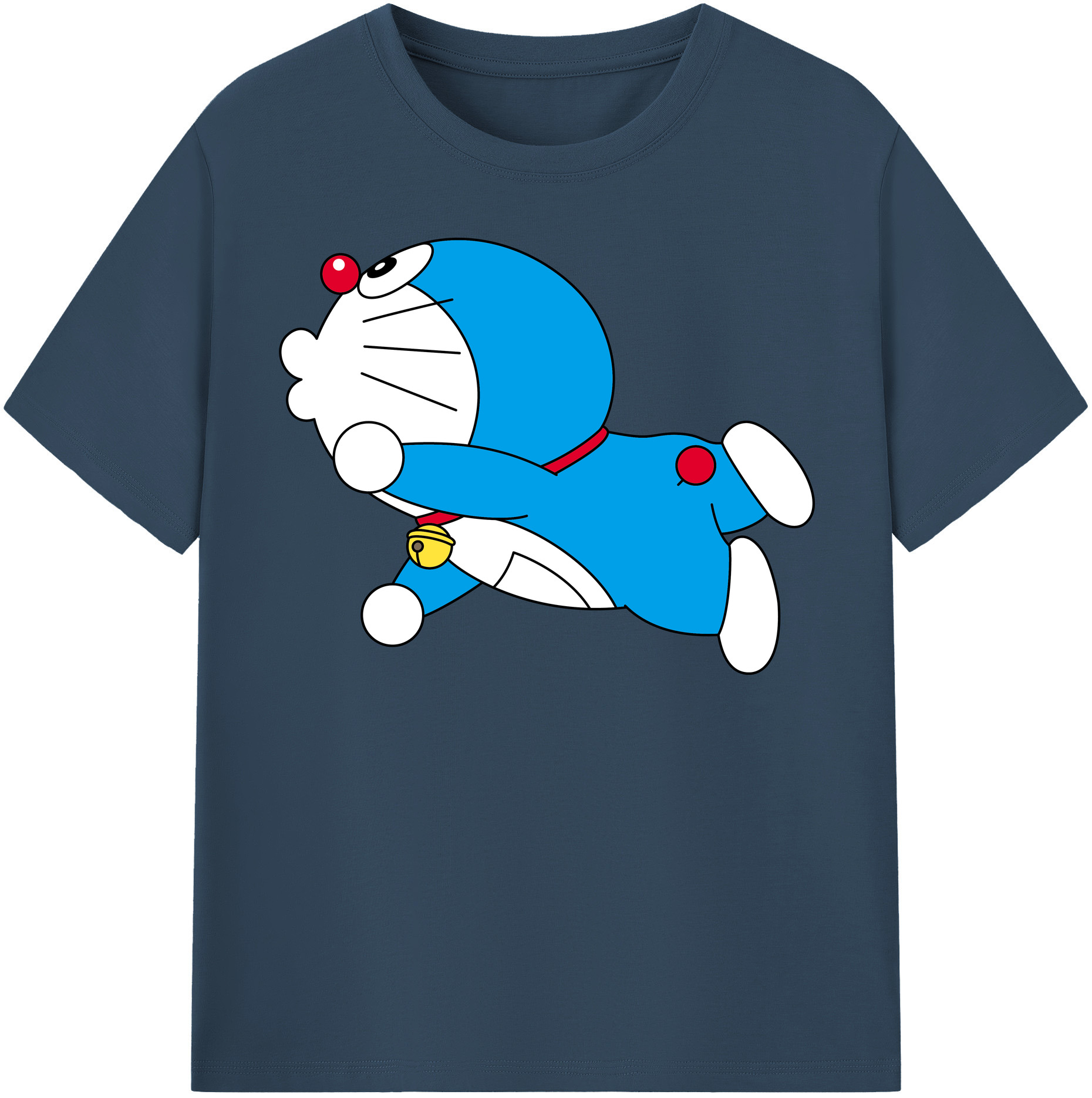 （画像用） ドラえもん Doraemon 綿100％半袖Tシャツ（フロントプリント）