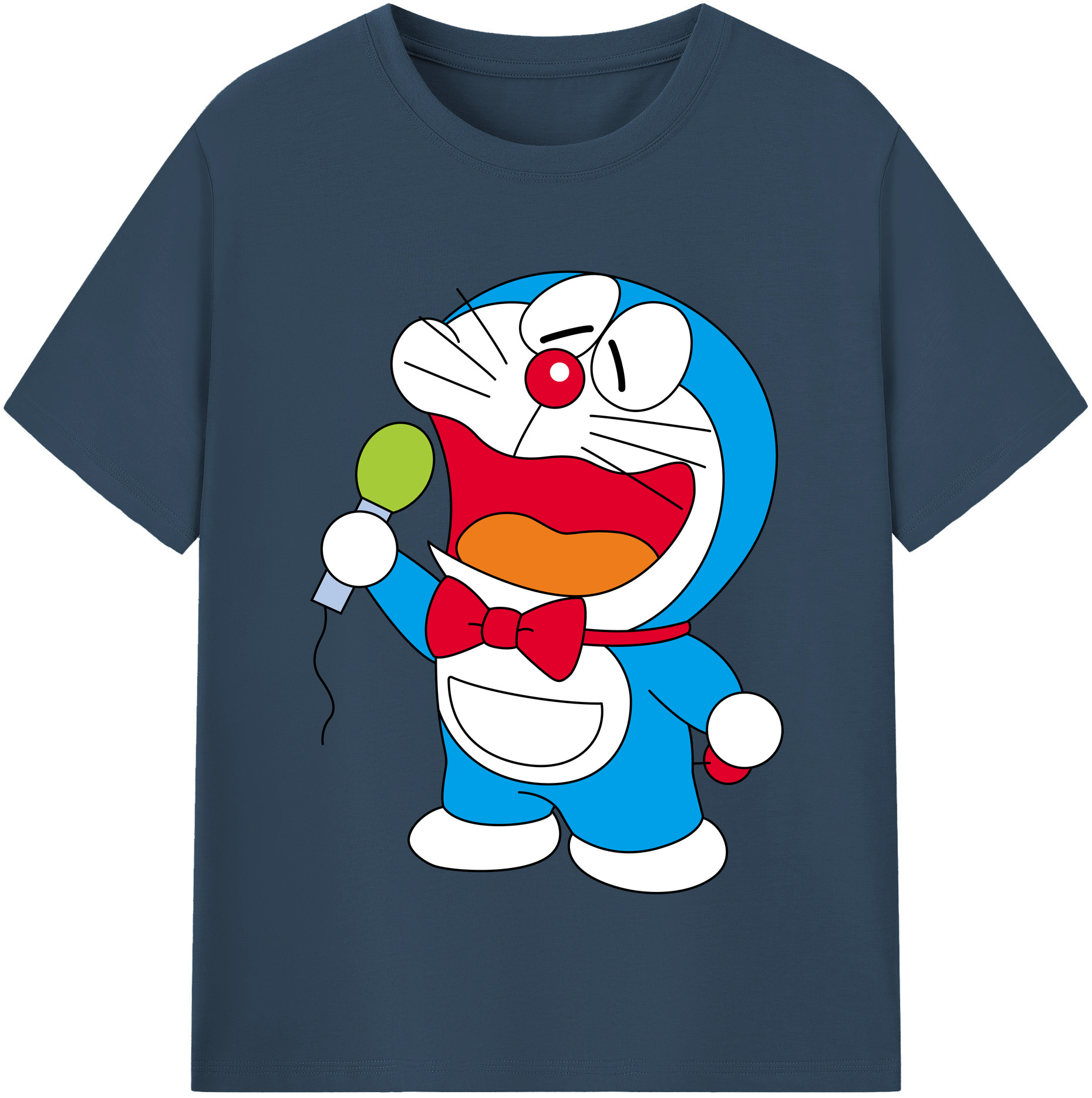 （画像用） ドラえもん Doraemon 綿100％半袖Tシャツ（フロントプリント）