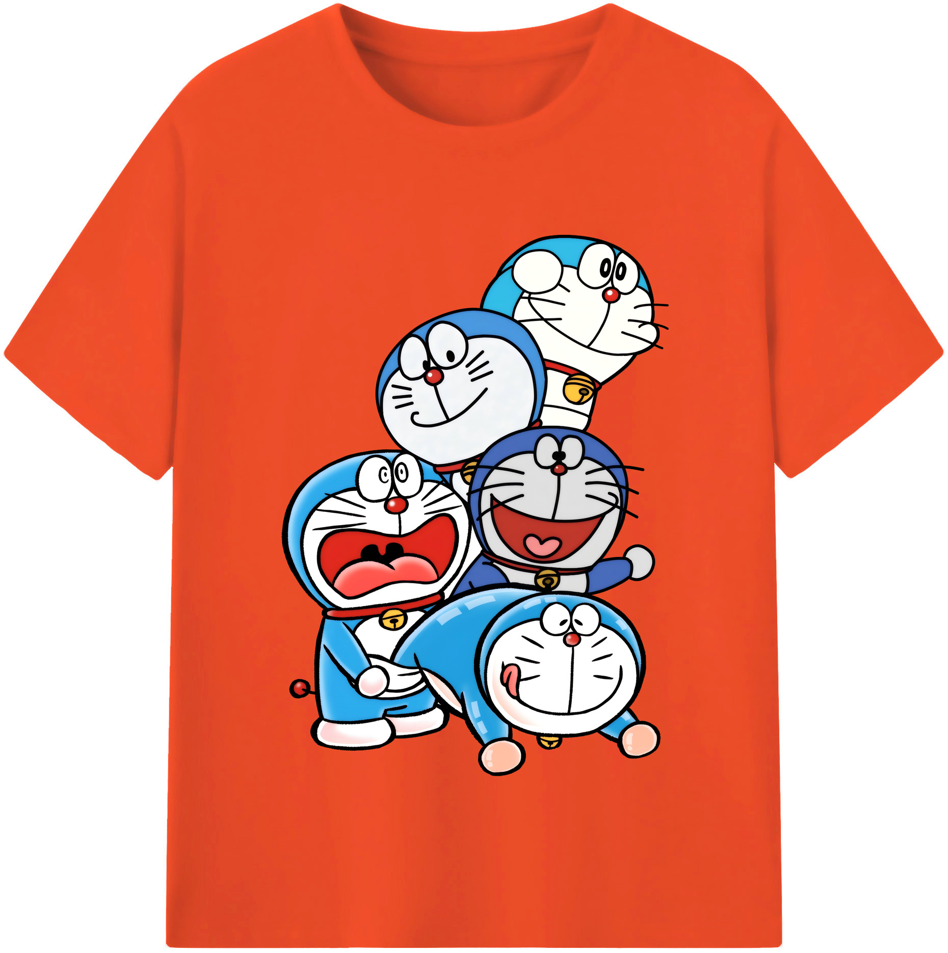 （画像用） ドラえもん Doraemon 綿100％半袖Tシャツ（フロントプリント）