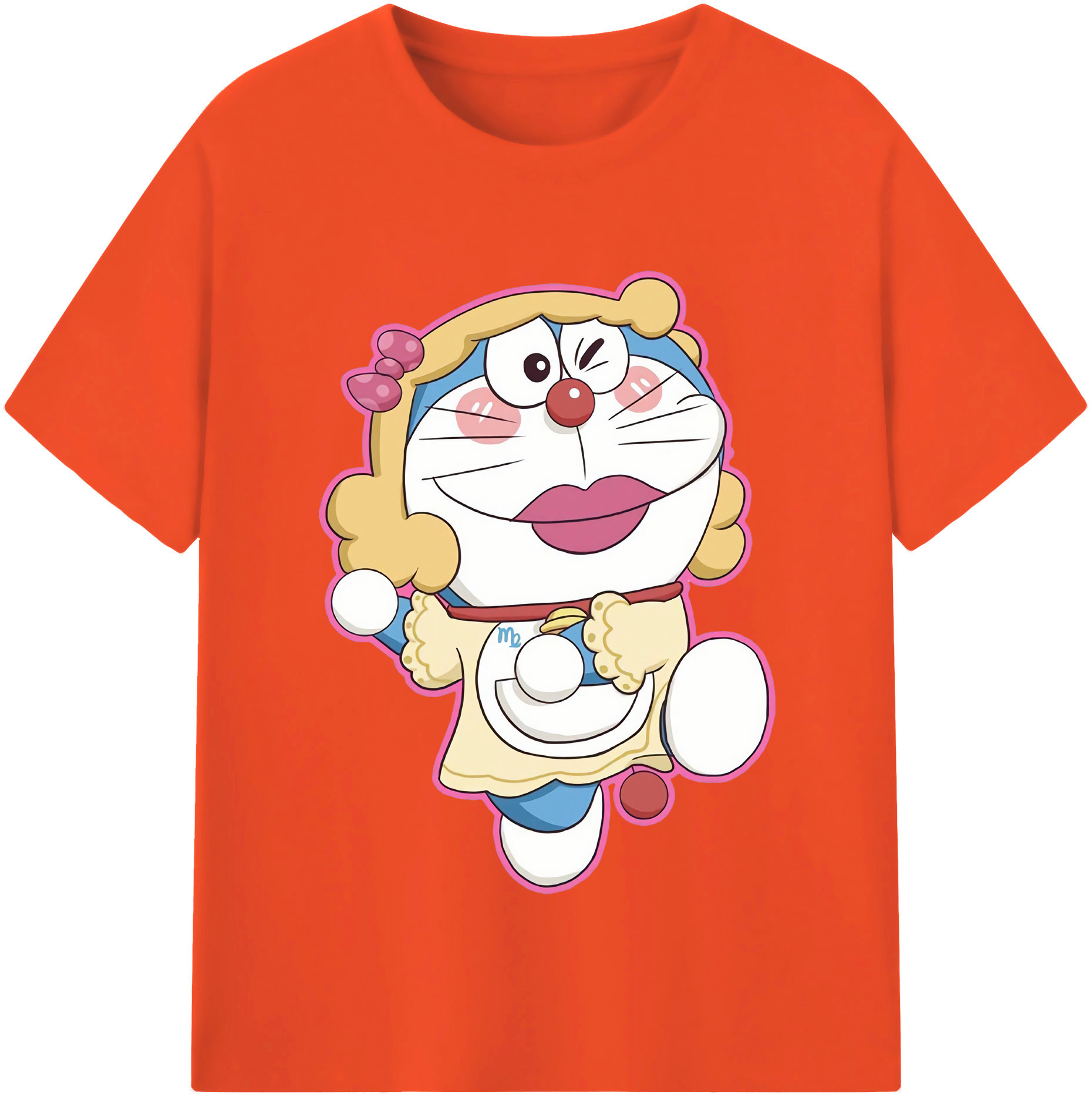（画像用） ドラえもん Doraemon 綿100％半袖Tシャツ（フロントプリント）