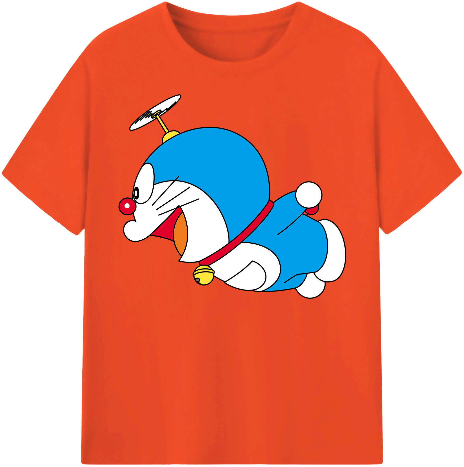 （画像用） ドラえもん Doraemon 綿100％半袖Tシャツ（フロントプリント）