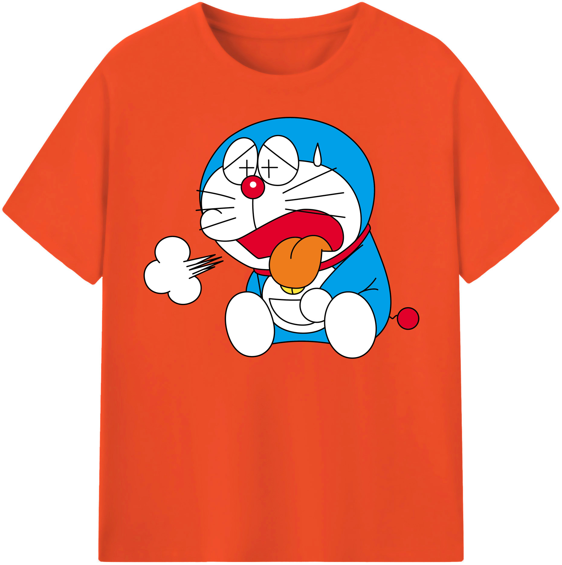 （画像用） ドラえもん Doraemon 綿100％半袖Tシャツ（フロントプリント）