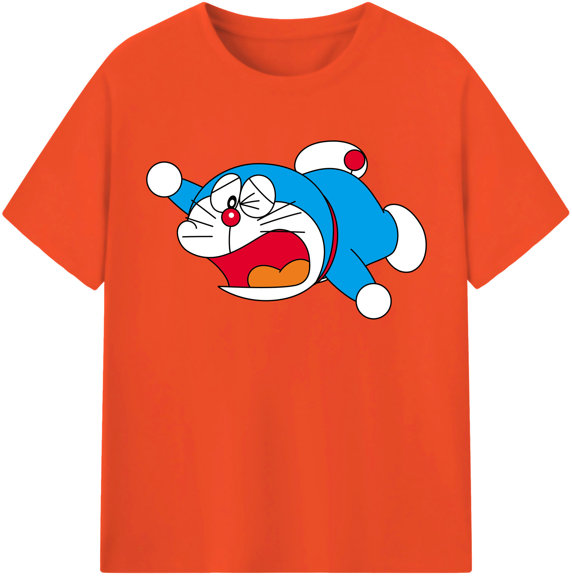 （画像用） ドラえもん Doraemon 綿100％半袖Tシャツ（フロントプリント）