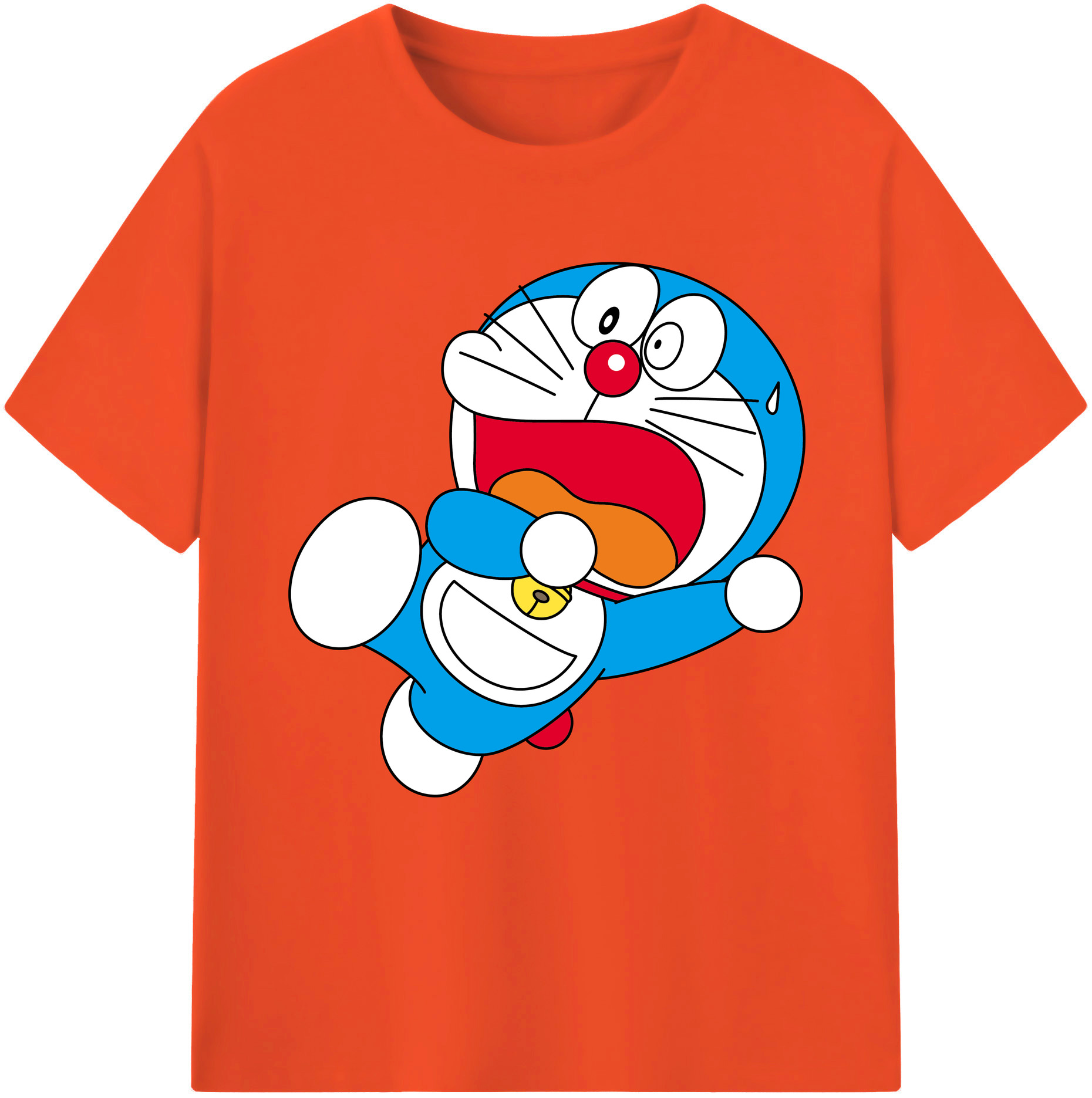 （画像用） ドラえもん Doraemon 綿100％半袖Tシャツ（フロントプリント）