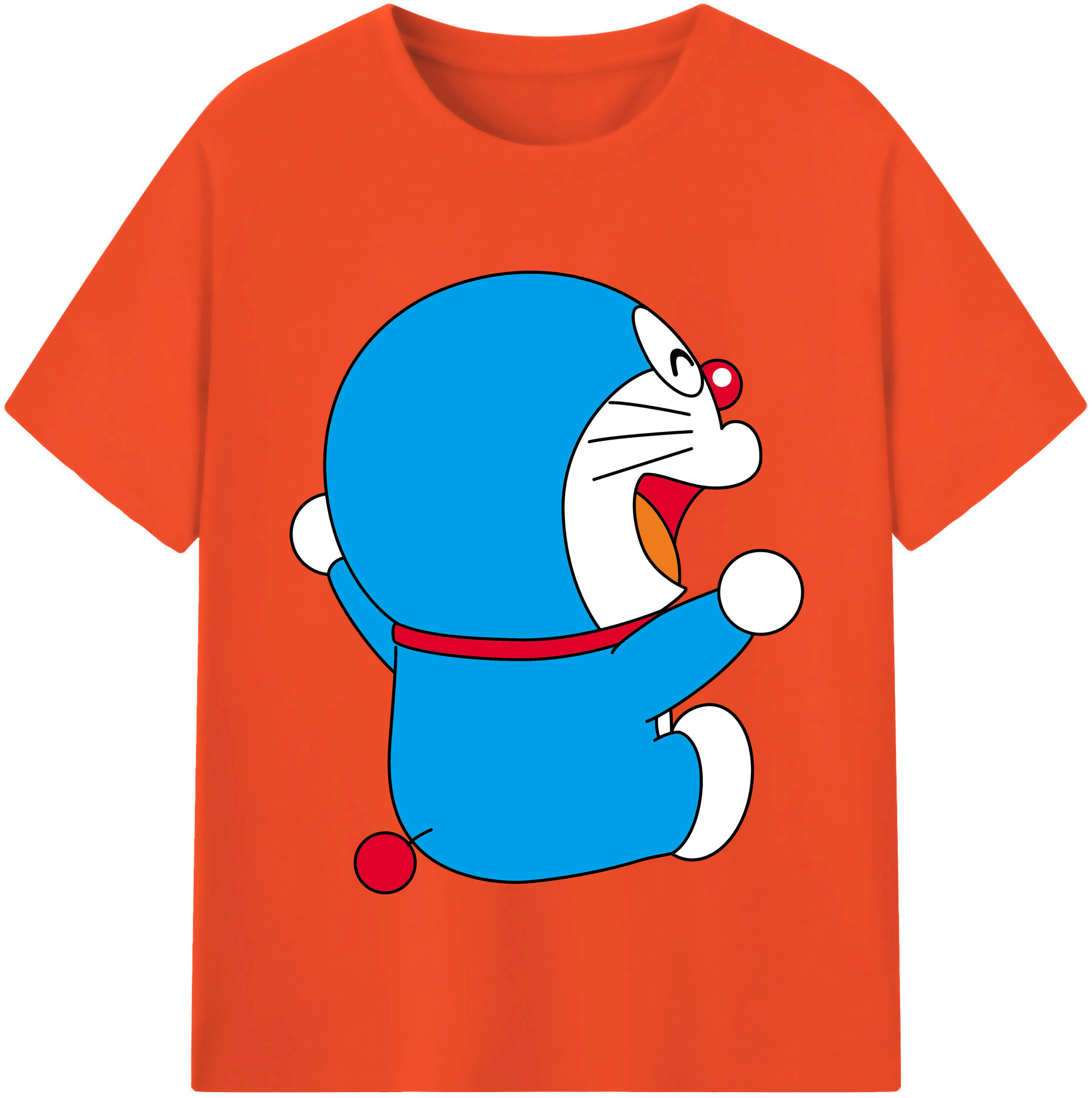 （画像用） ドラえもん Doraemon 綿100％半袖Tシャツ（フロントプリント）