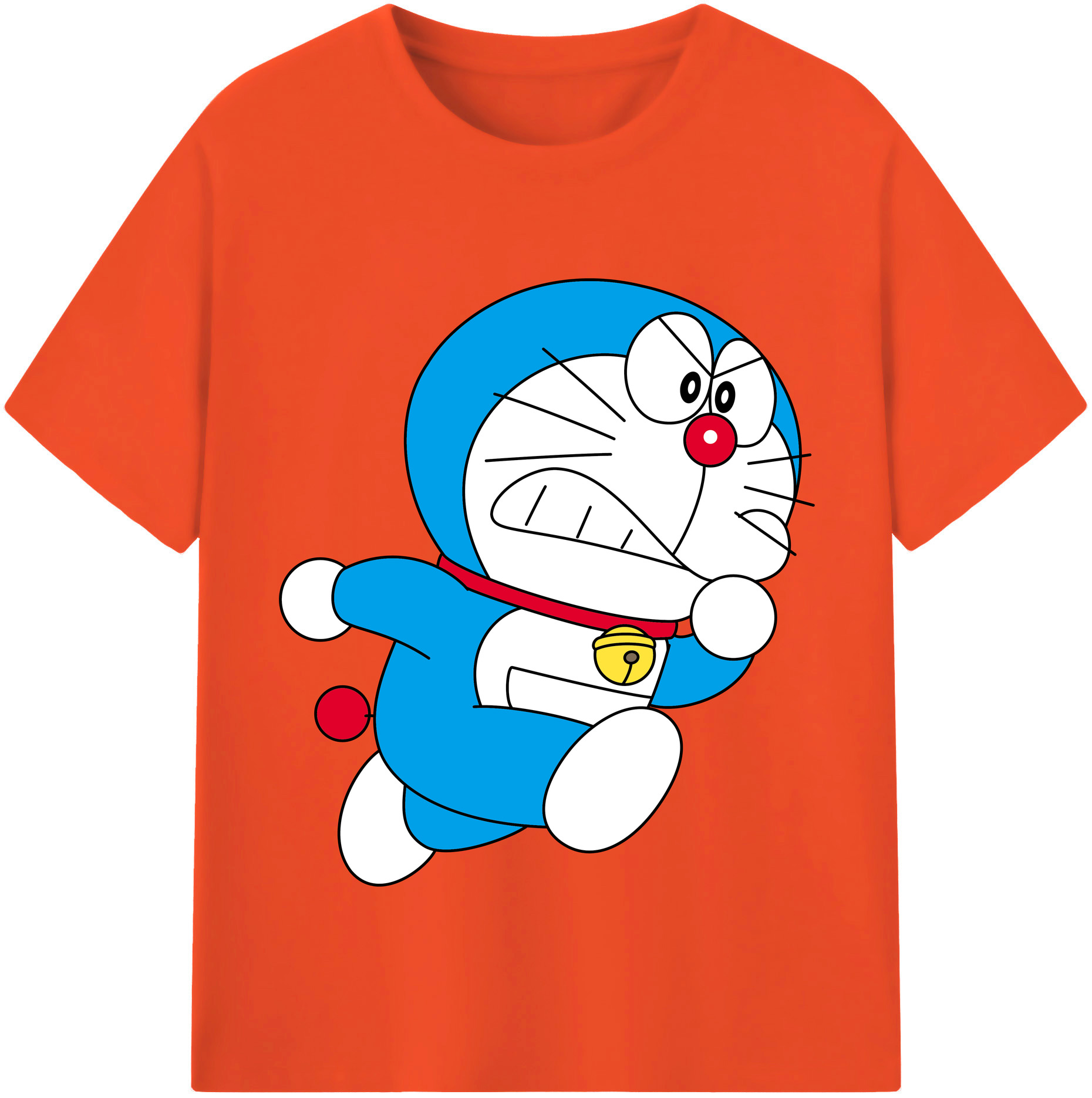 （画像用） ドラえもん Doraemon 綿100％半袖Tシャツ（フロントプリント）