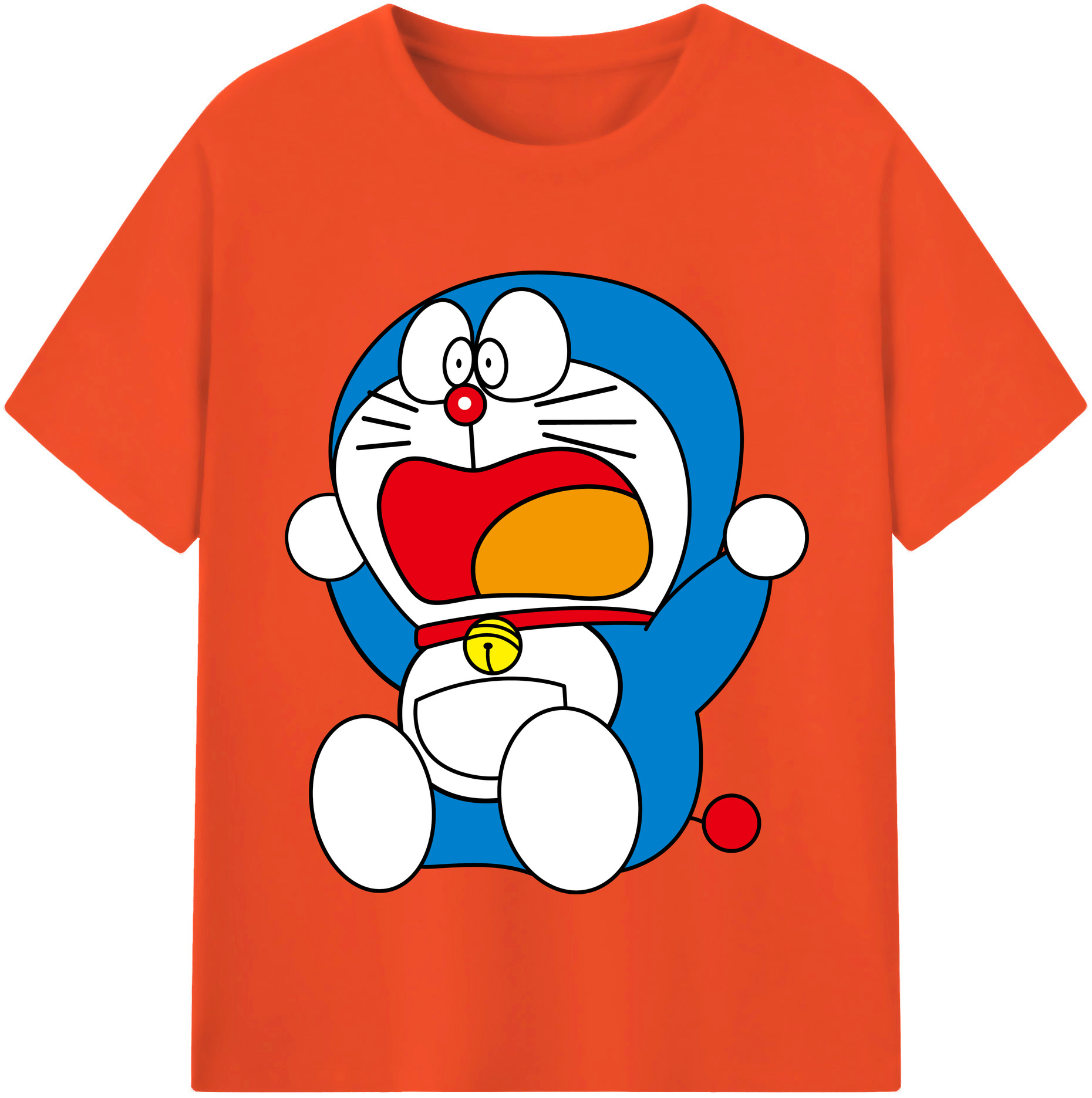 （画像用） ドラえもん Doraemon 綿100％半袖Tシャツ（フロントプリント）