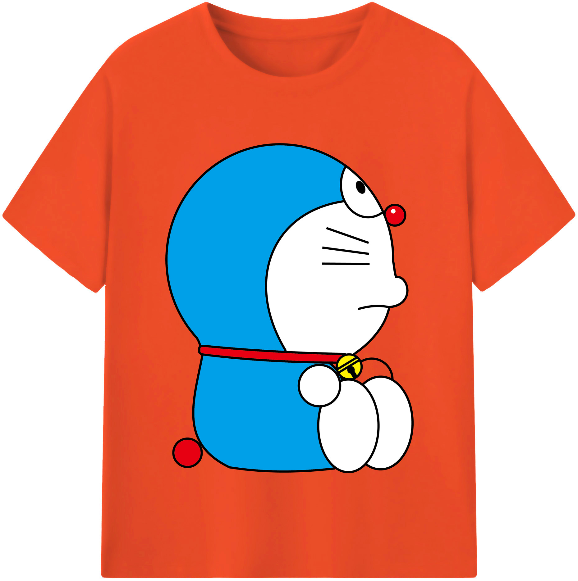 （画像用） ドラえもん Doraemon 綿100％半袖Tシャツ（フロントプリント）
