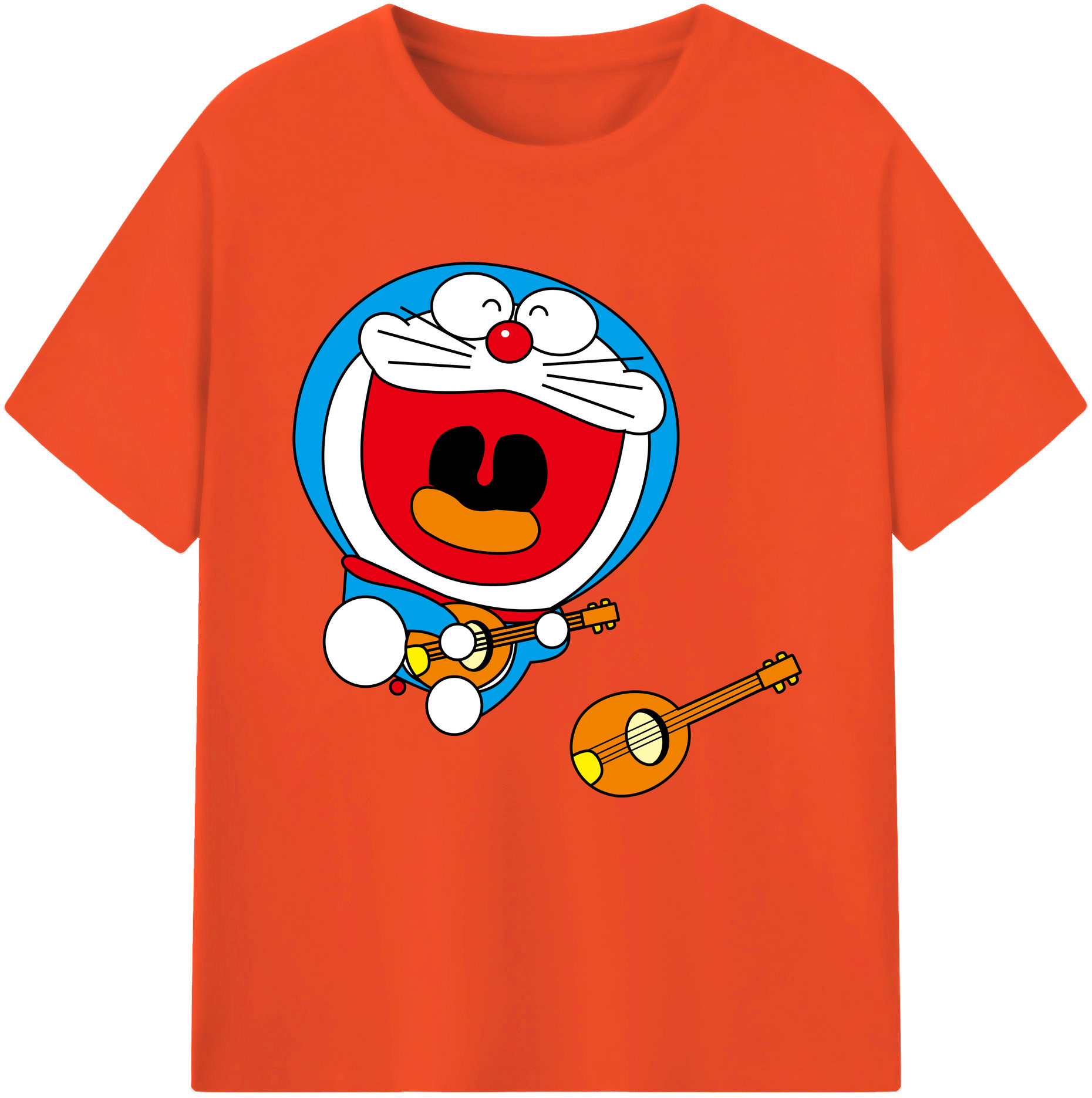 （画像用） ドラえもん Doraemon 綿100％半袖Tシャツ（フロントプリント）