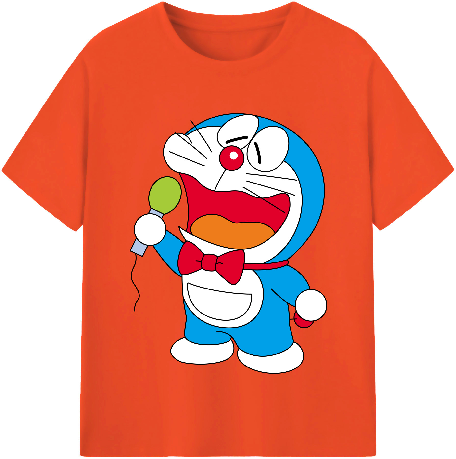 （画像用） ドラえもん Doraemon 綿100％半袖Tシャツ（フロントプリント）