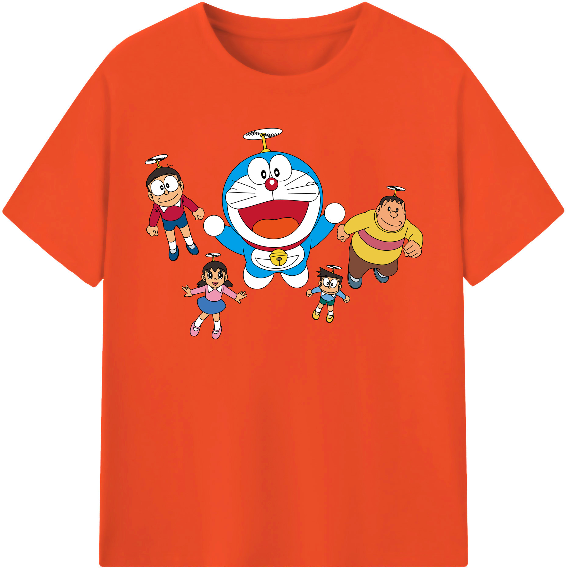 （画像用） ドラえもん 骨川 スネ夫 Doraemon Honekawa Suneo 綿100％半袖Tシャツ（フロントプリント）