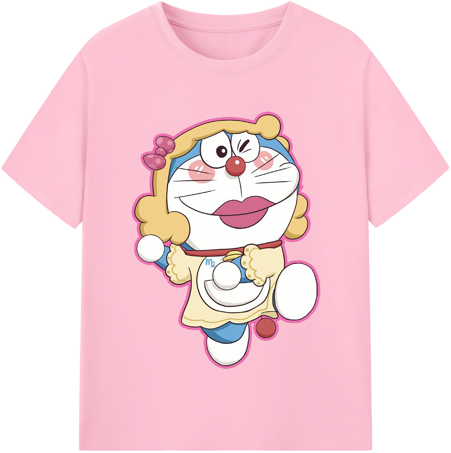 （画像用） ドラえもん Doraemon 綿100％半袖Tシャツ（フロントプリント）
