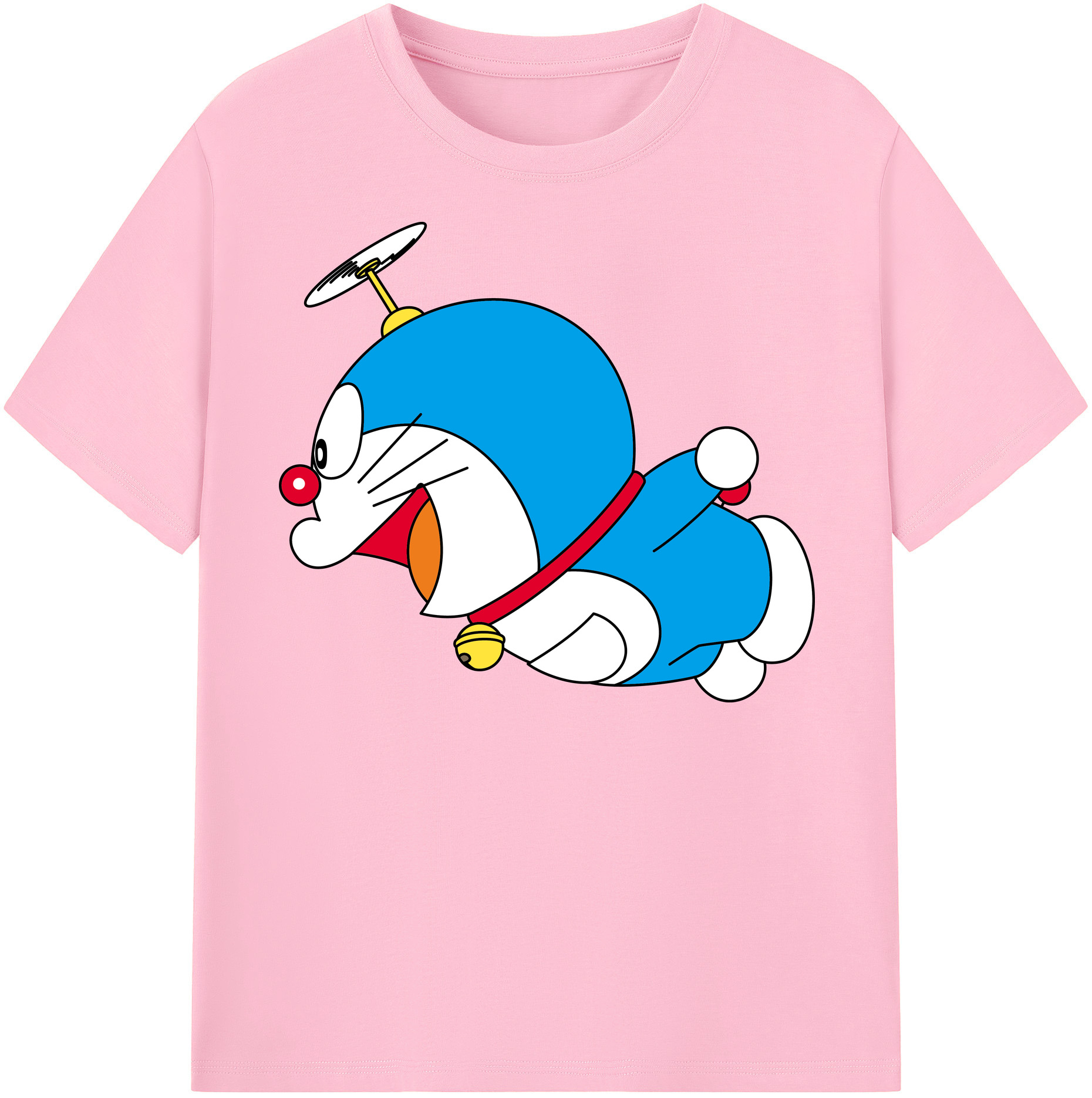 （画像用） ドラえもん Doraemon 綿100％半袖Tシャツ（フロントプリント）