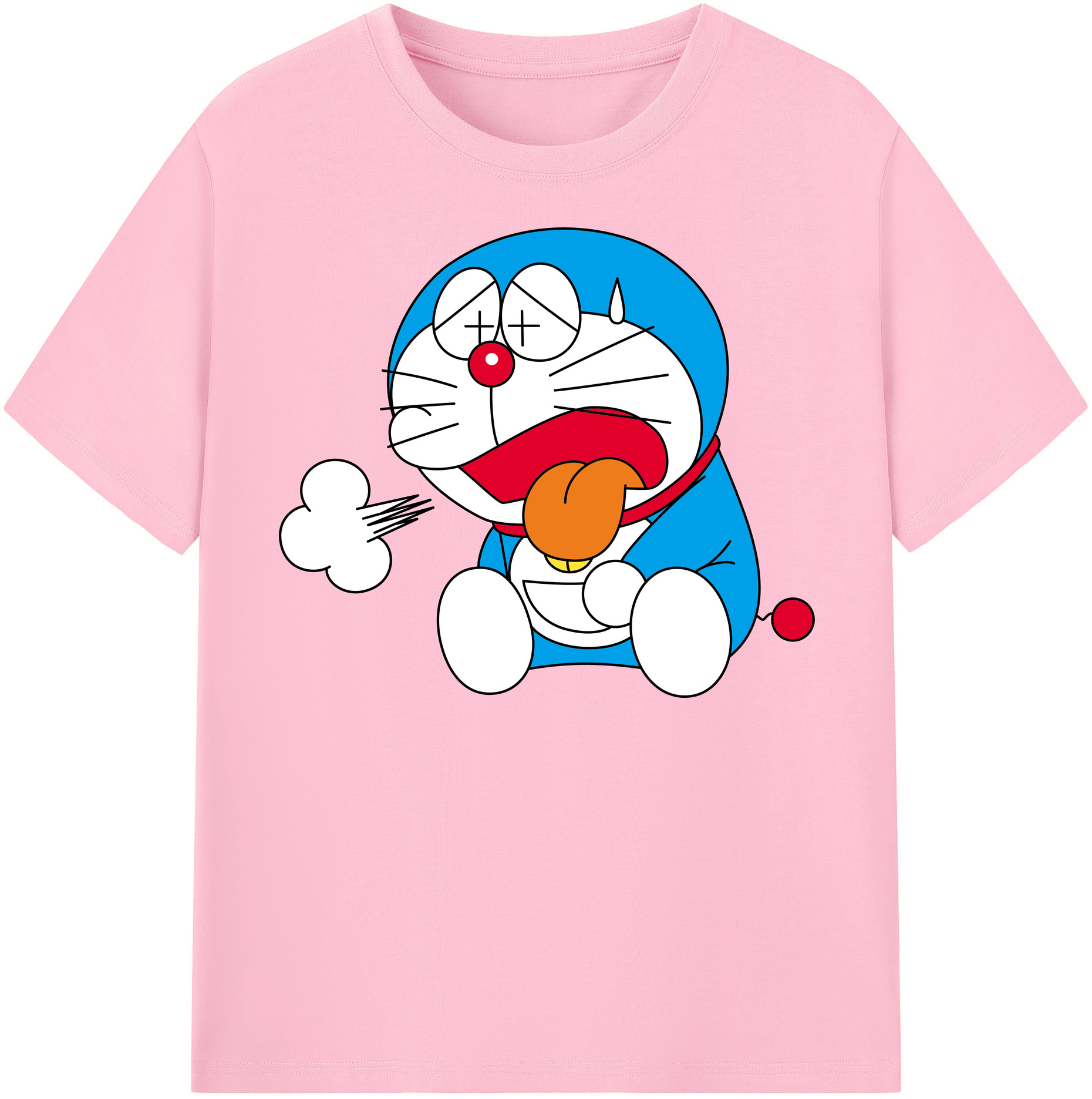 （画像用） ドラえもん Doraemon 綿100％半袖Tシャツ（フロントプリント）