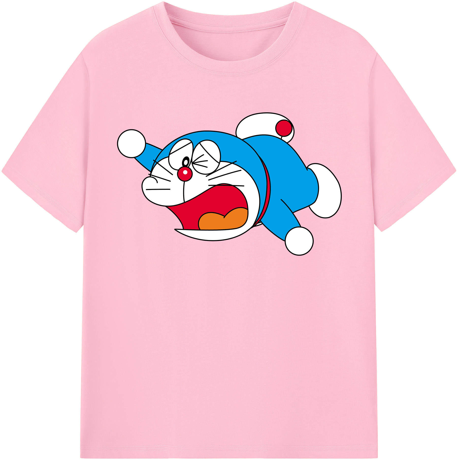 （画像用） ドラえもん Doraemon 綿100％半袖Tシャツ（フロントプリント）