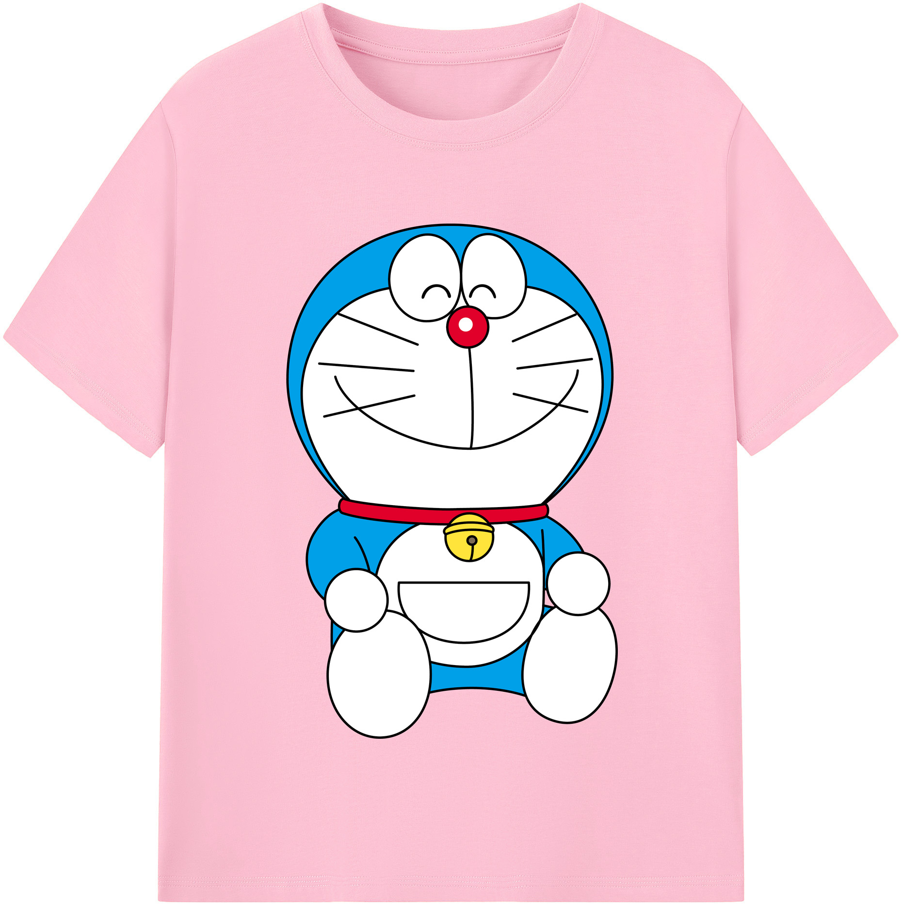 （画像用） ドラえもん Doraemon 綿100％半袖Tシャツ（フロントプリント）
