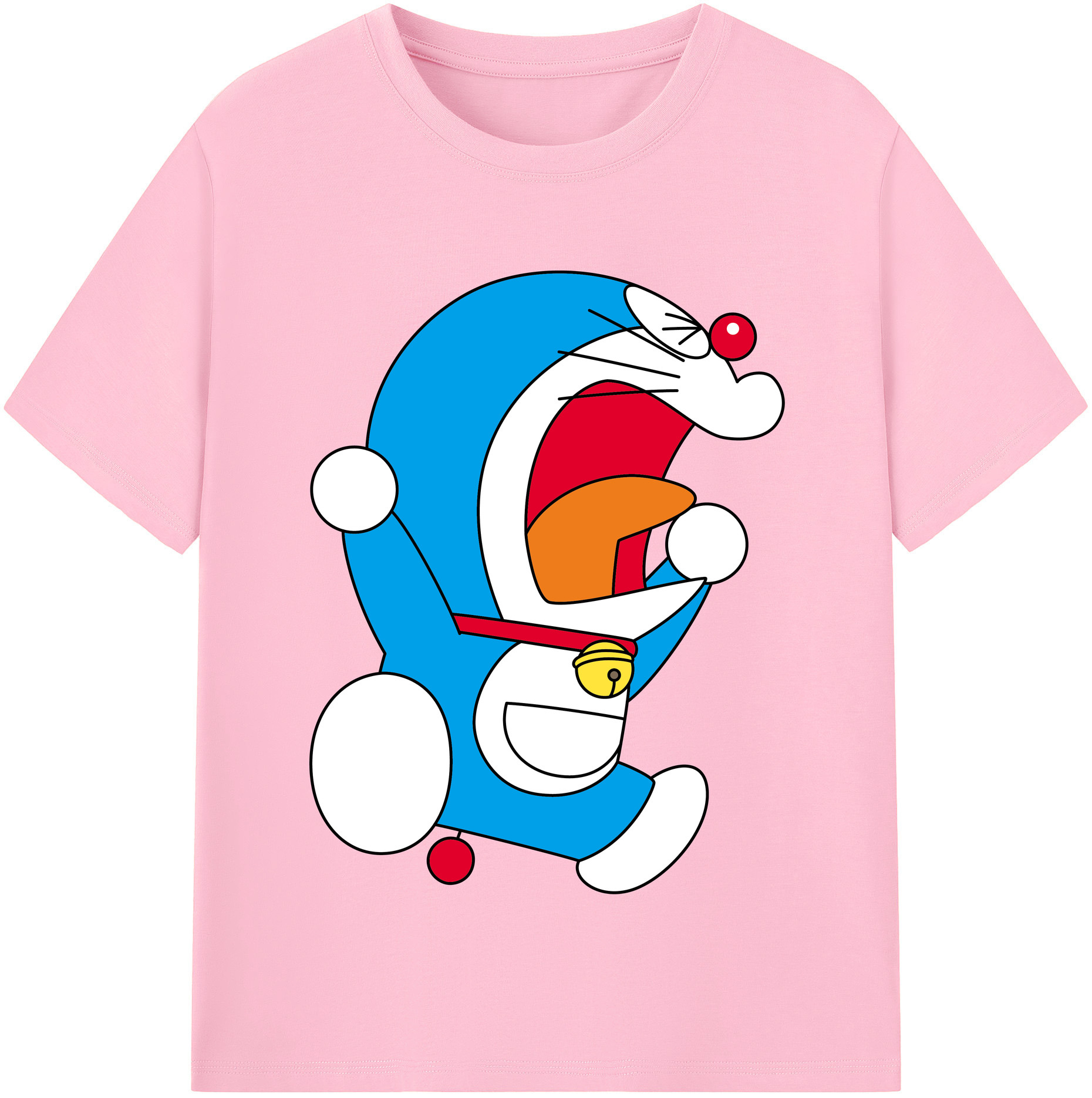 （画像用） ドラえもん Doraemon 綿100％半袖Tシャツ（フロントプリント）