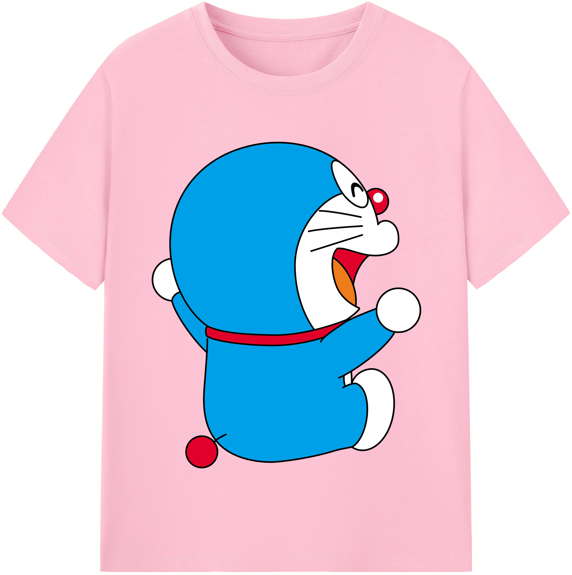 （画像用） ドラえもん Doraemon 綿100％半袖Tシャツ（フロントプリント）