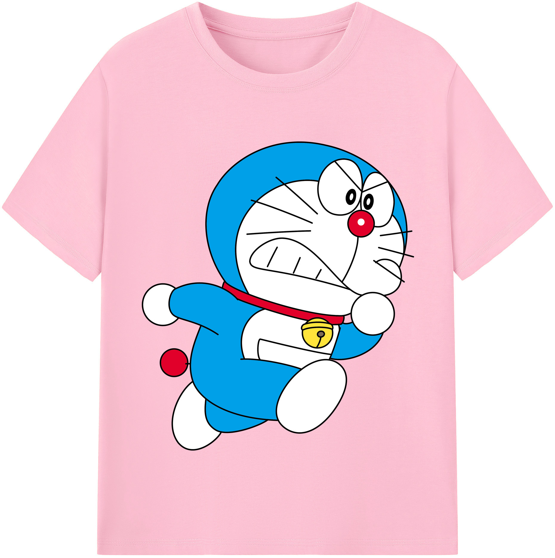 （画像用） ドラえもん Doraemon 綿100％半袖Tシャツ（フロントプリント）
