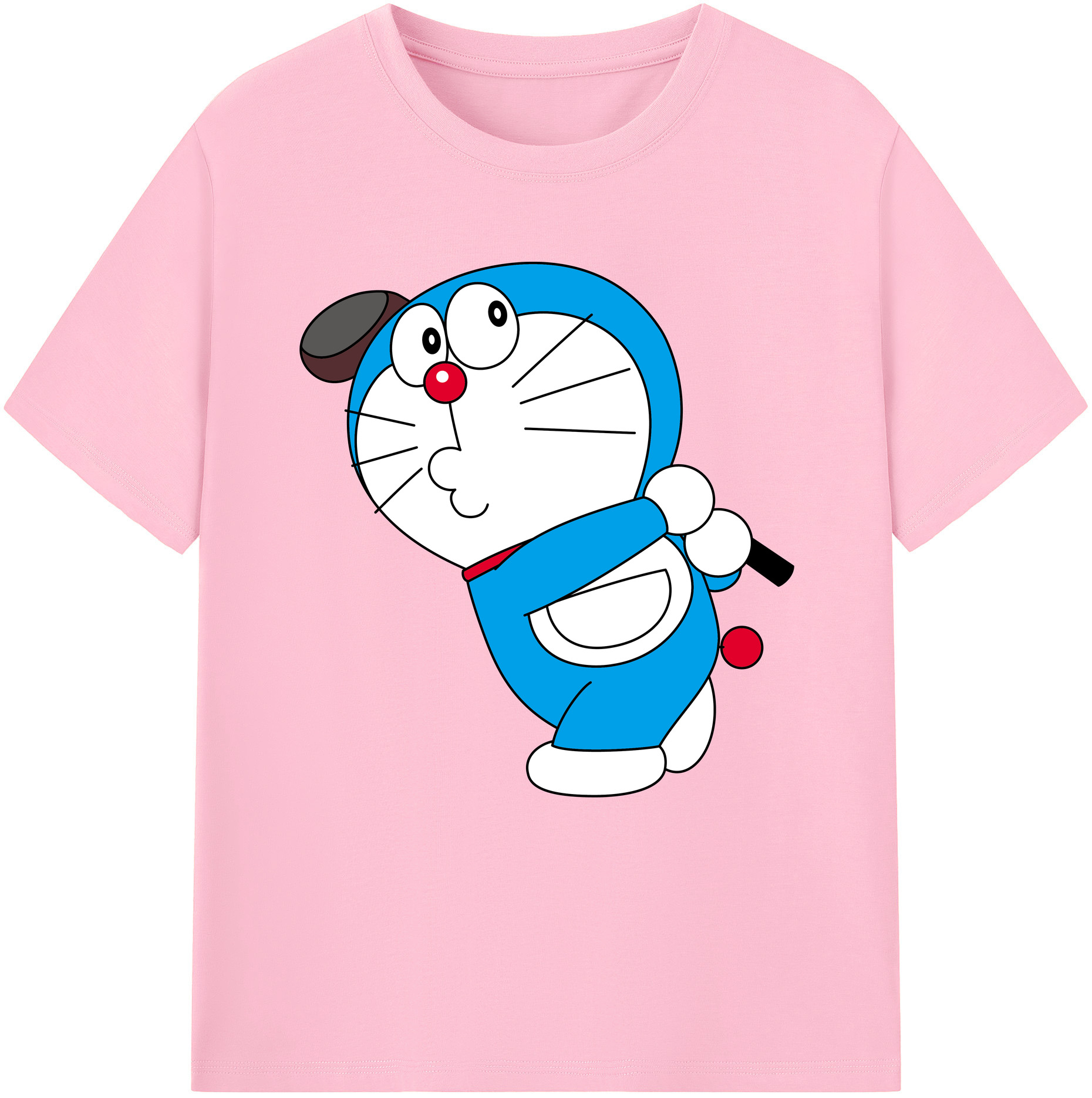 （画像用） ドラえもん Doraemon 綿100％半袖Tシャツ（フロントプリント）