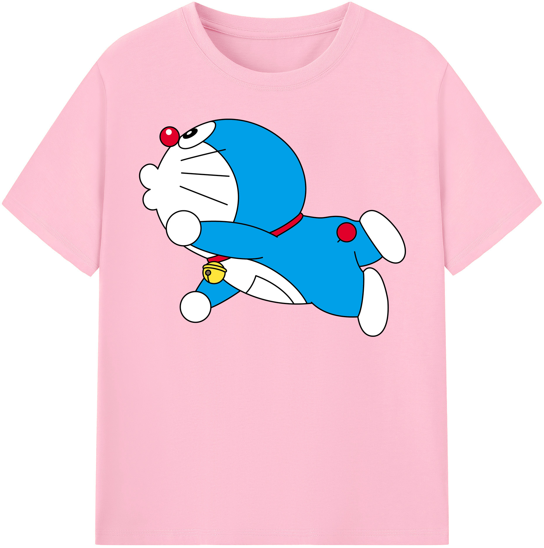 （画像用） ドラえもん Doraemon 綿100％半袖Tシャツ（フロントプリント）